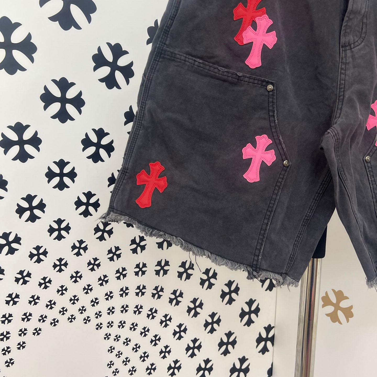 Chrome Hearts Denim Shorts - FashionPlug