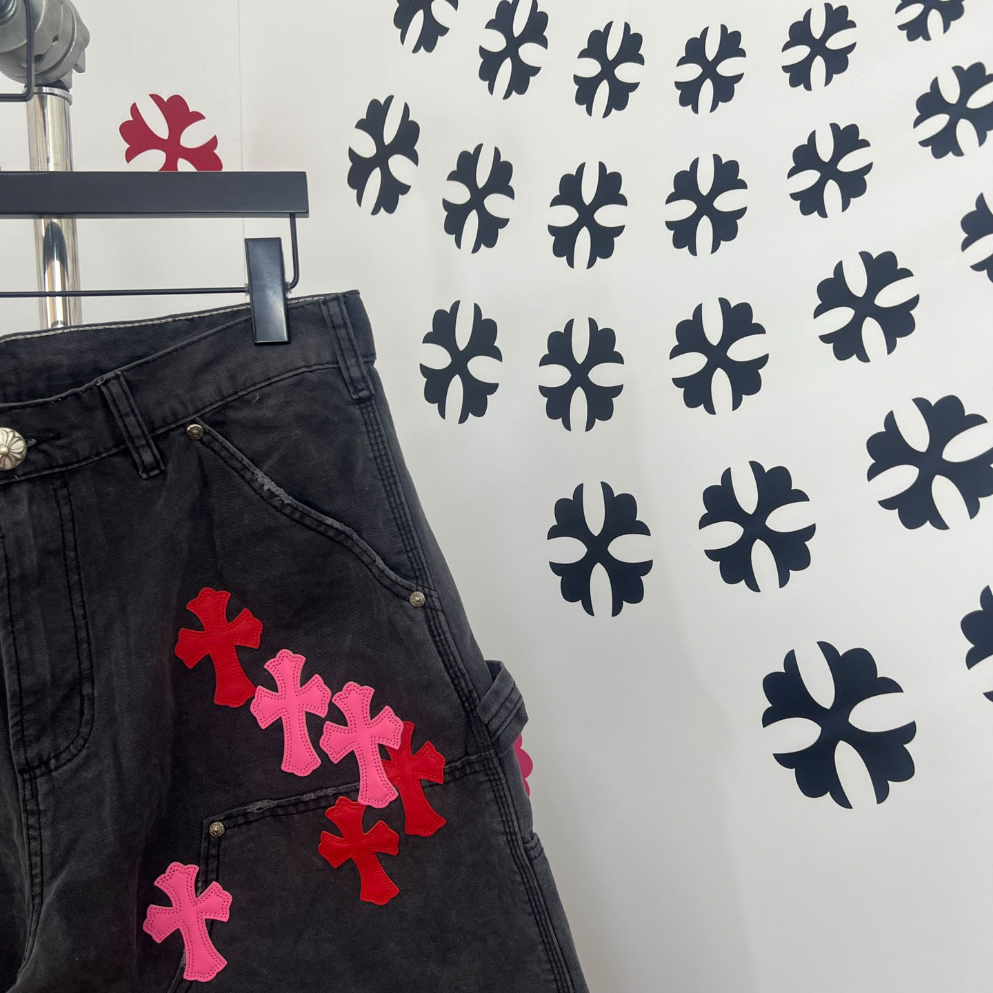 Chrome Hearts Denim Shorts - FashionPlug