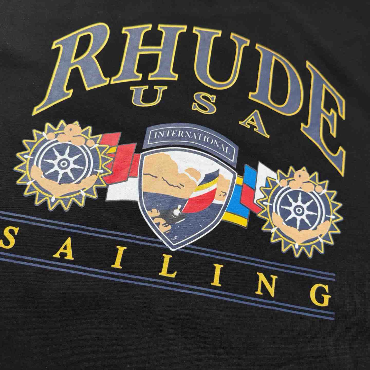 Rhude USA Sailing Icon T-shirt - FashionPlug