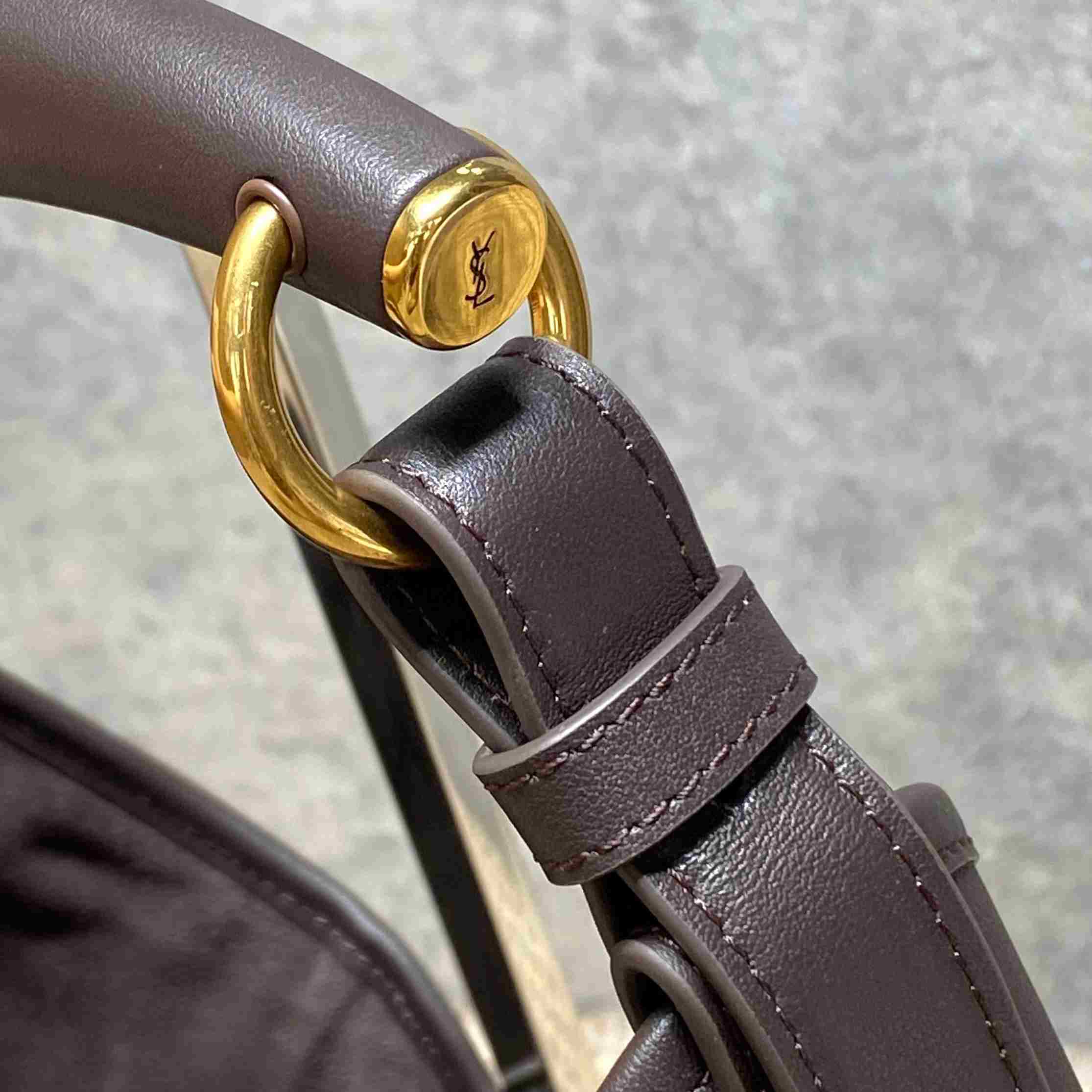 Saint Laurent MOMBASA Small In Leather - FashionPlug