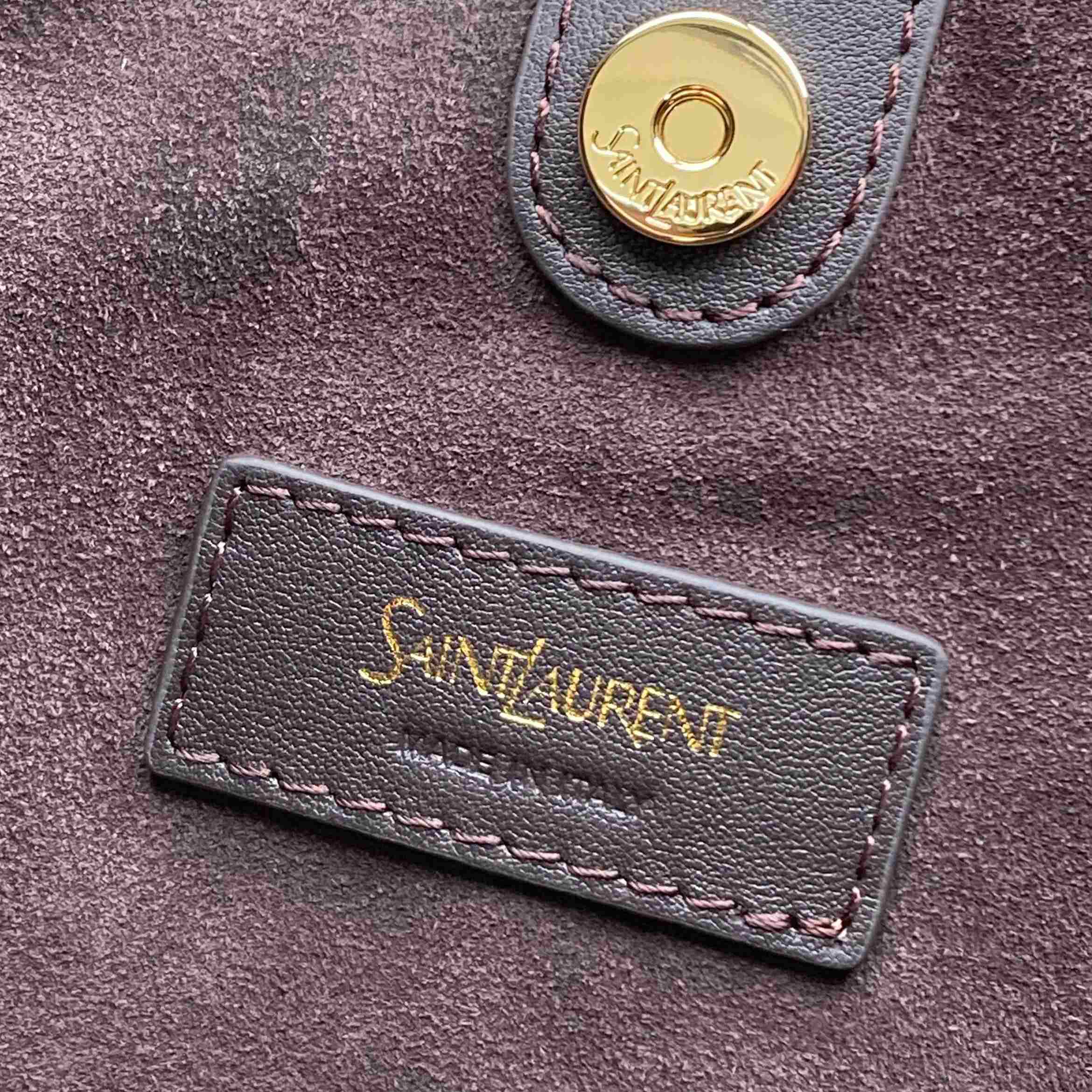 Saint Laurent MOMBASA Small In Leather - FashionPlug