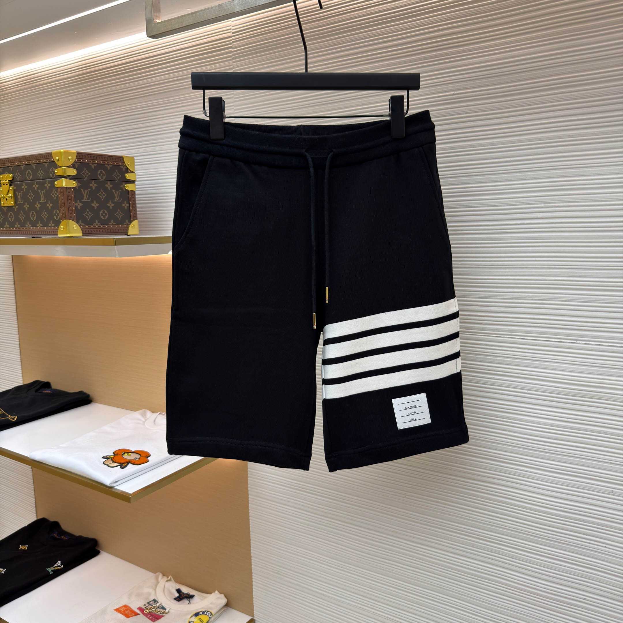 Thom Browne Classic Loopback 4-Bar Sweat Shorts - FashionPlug