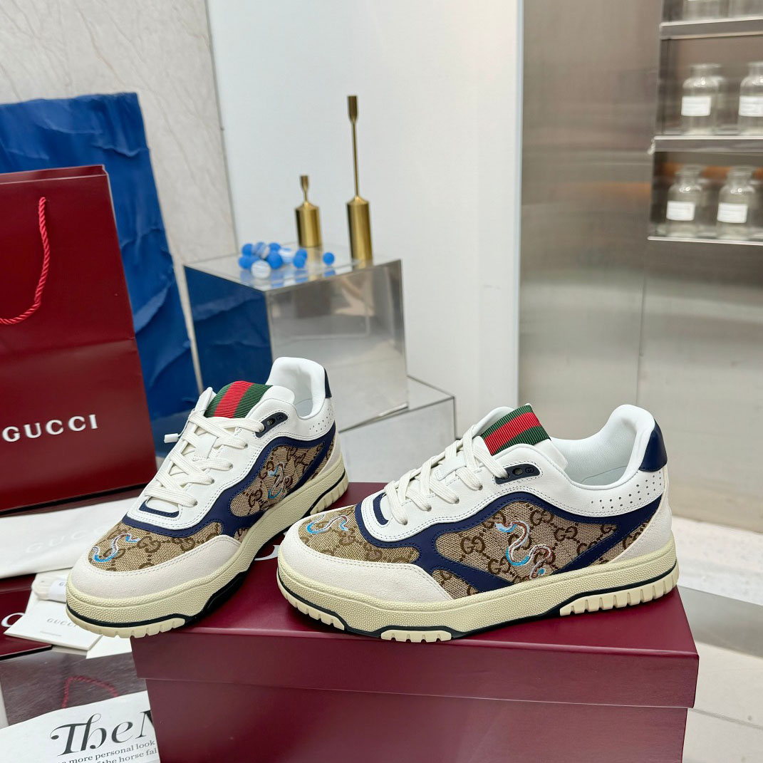 Gucci Re-Web Sneakers - FashionPlug