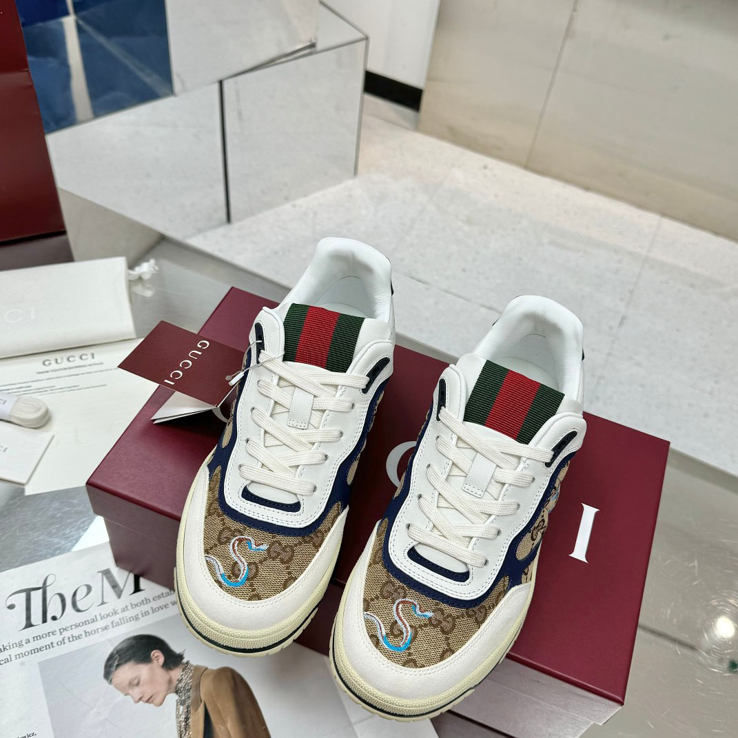 Gucci Re-Web Sneakers - FashionPlug