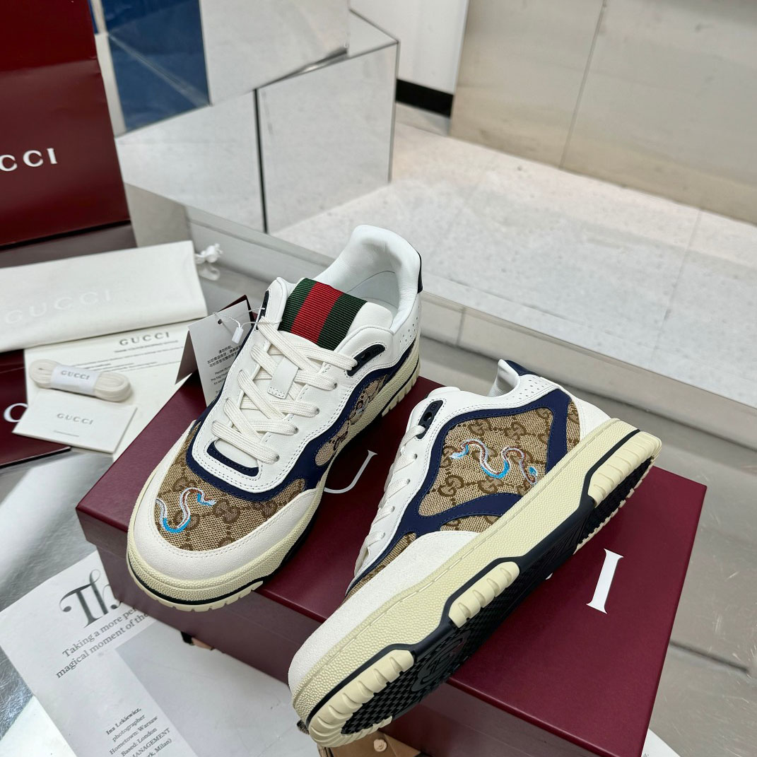 Gucci Re-Web Sneakers - FashionPlug
