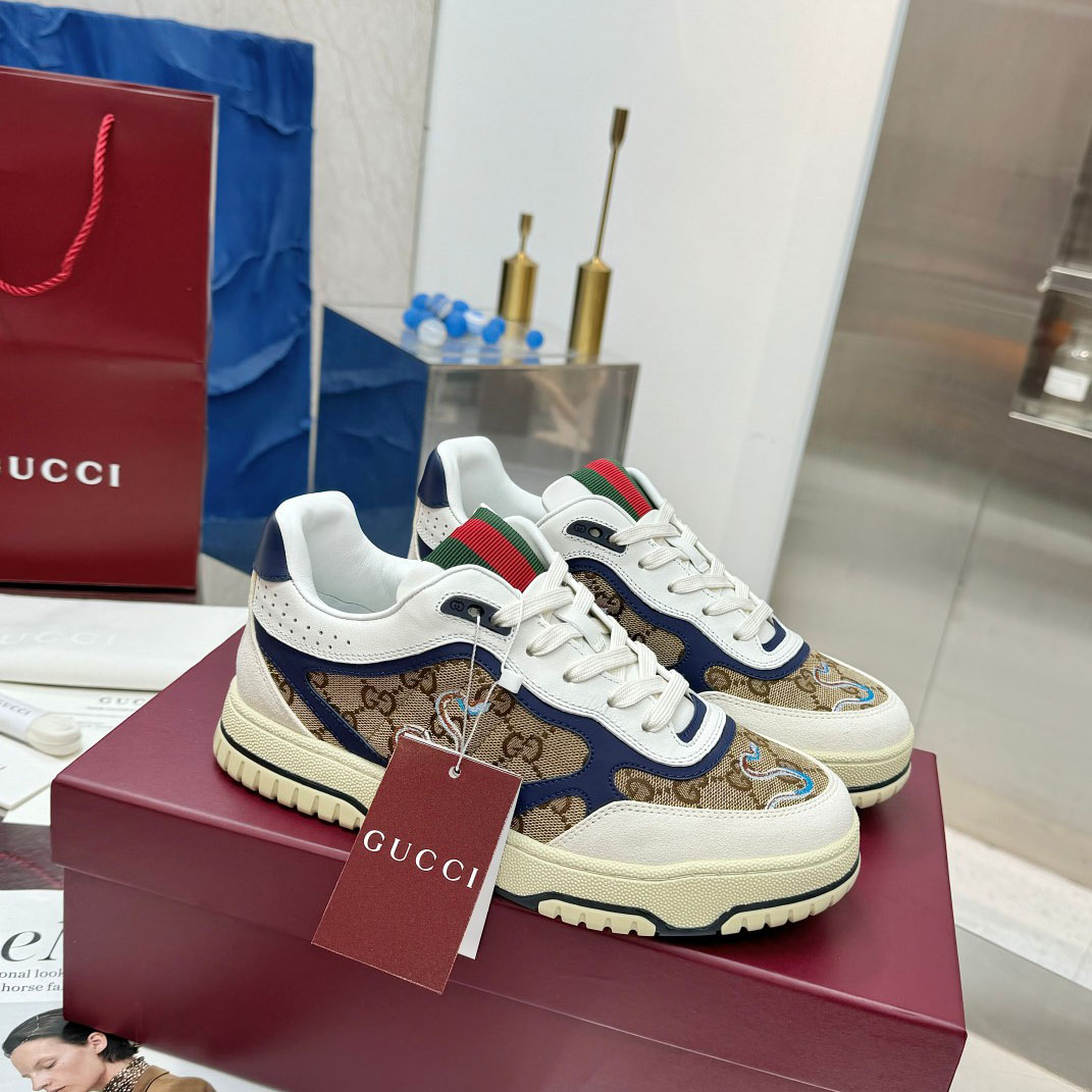 Gucci Re-Web Sneakers - FashionPlug
