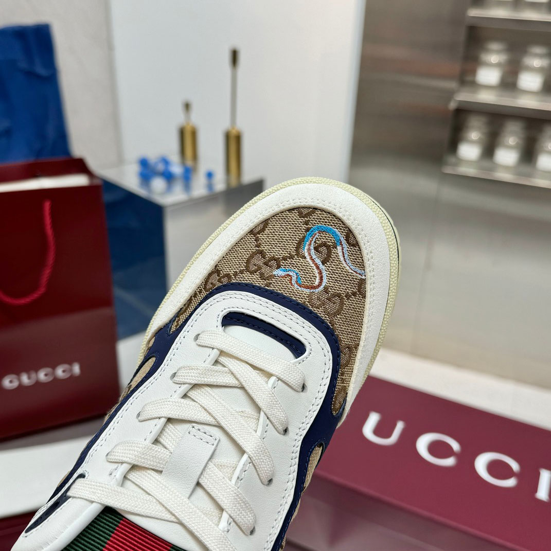 Gucci Re-Web Sneakers - FashionPlug