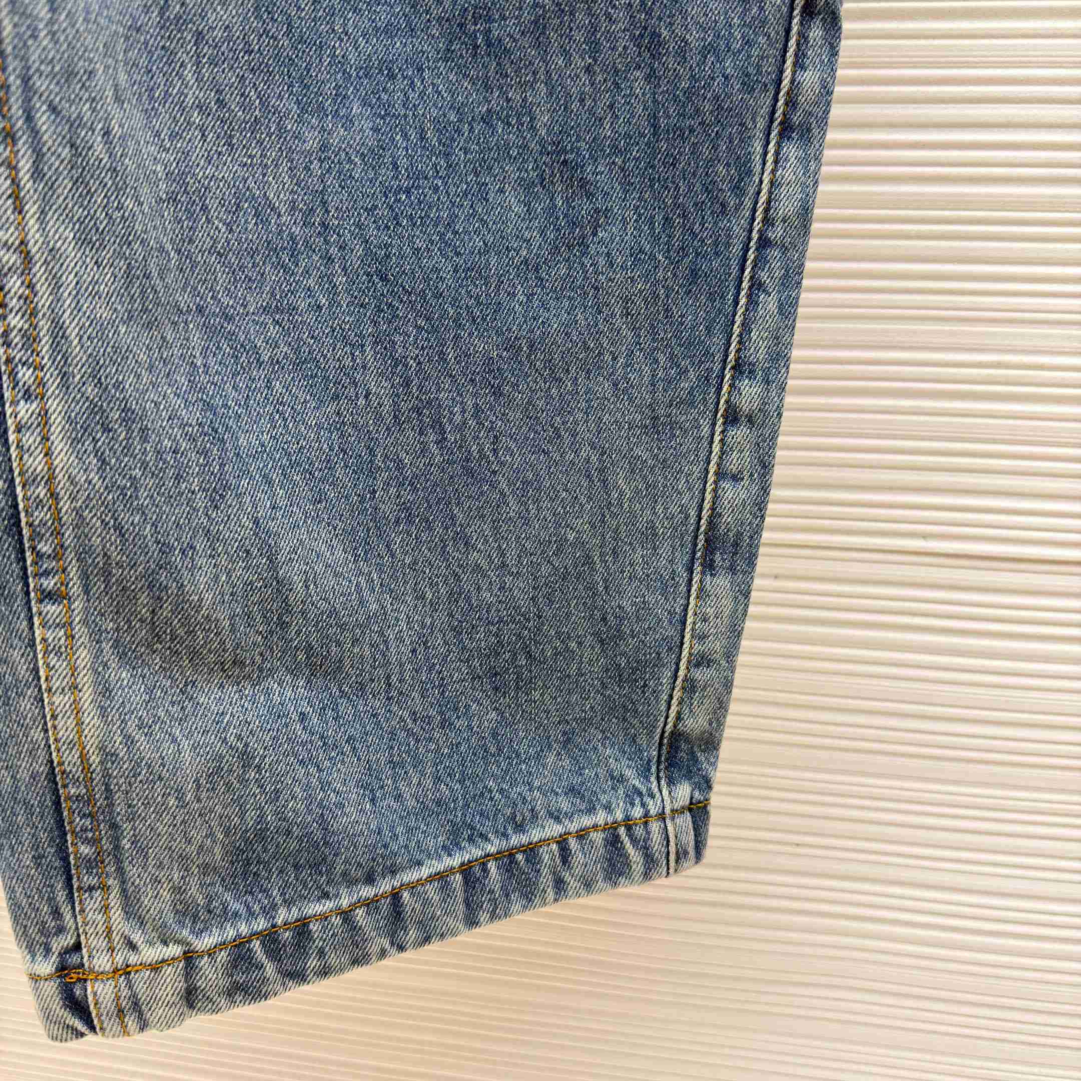 Loewe Anagram Barrel Jeans 'Washed Denim' - FashionPlug