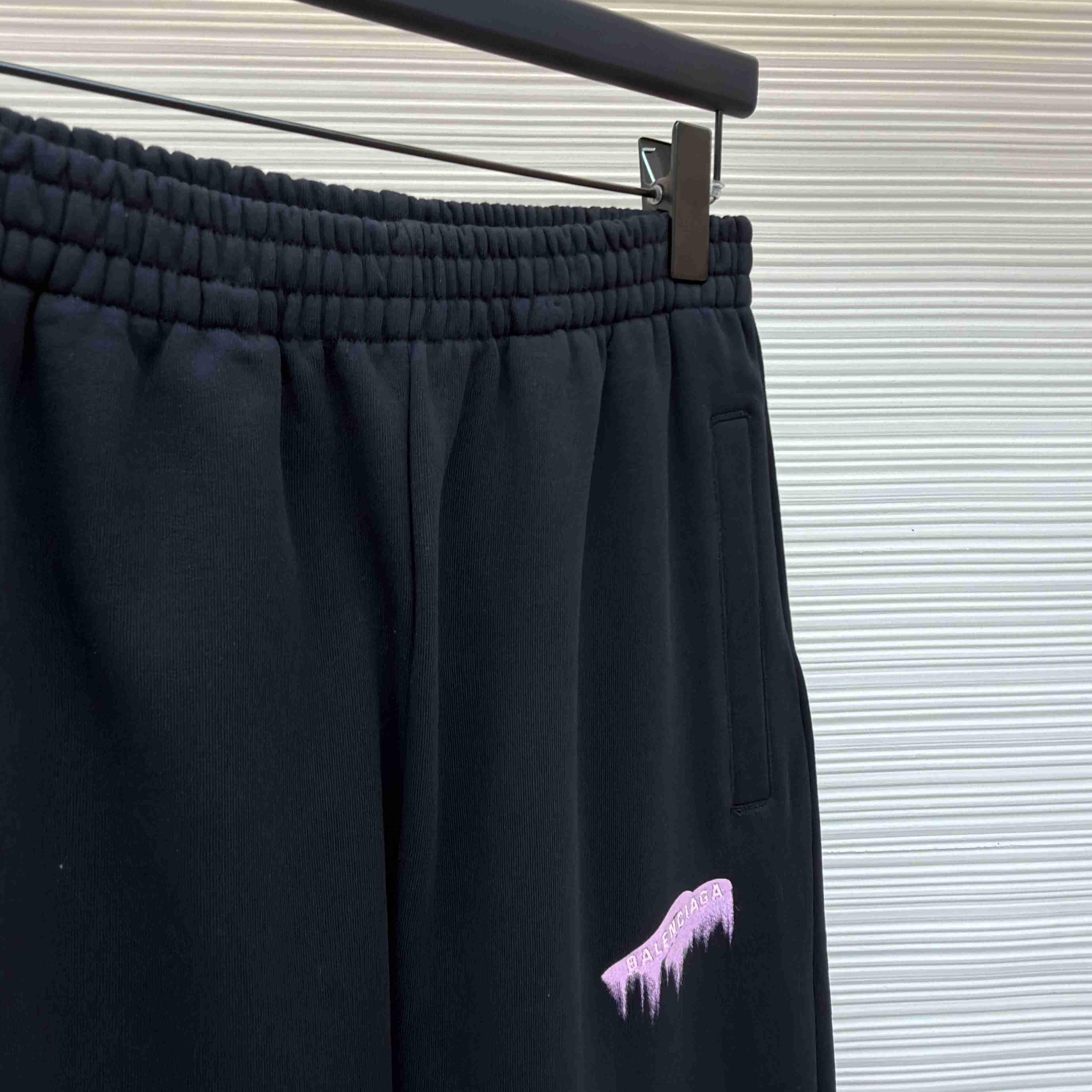 Balenciaga Wet Brush Baggy Sweatpants In Black - FashionPlug