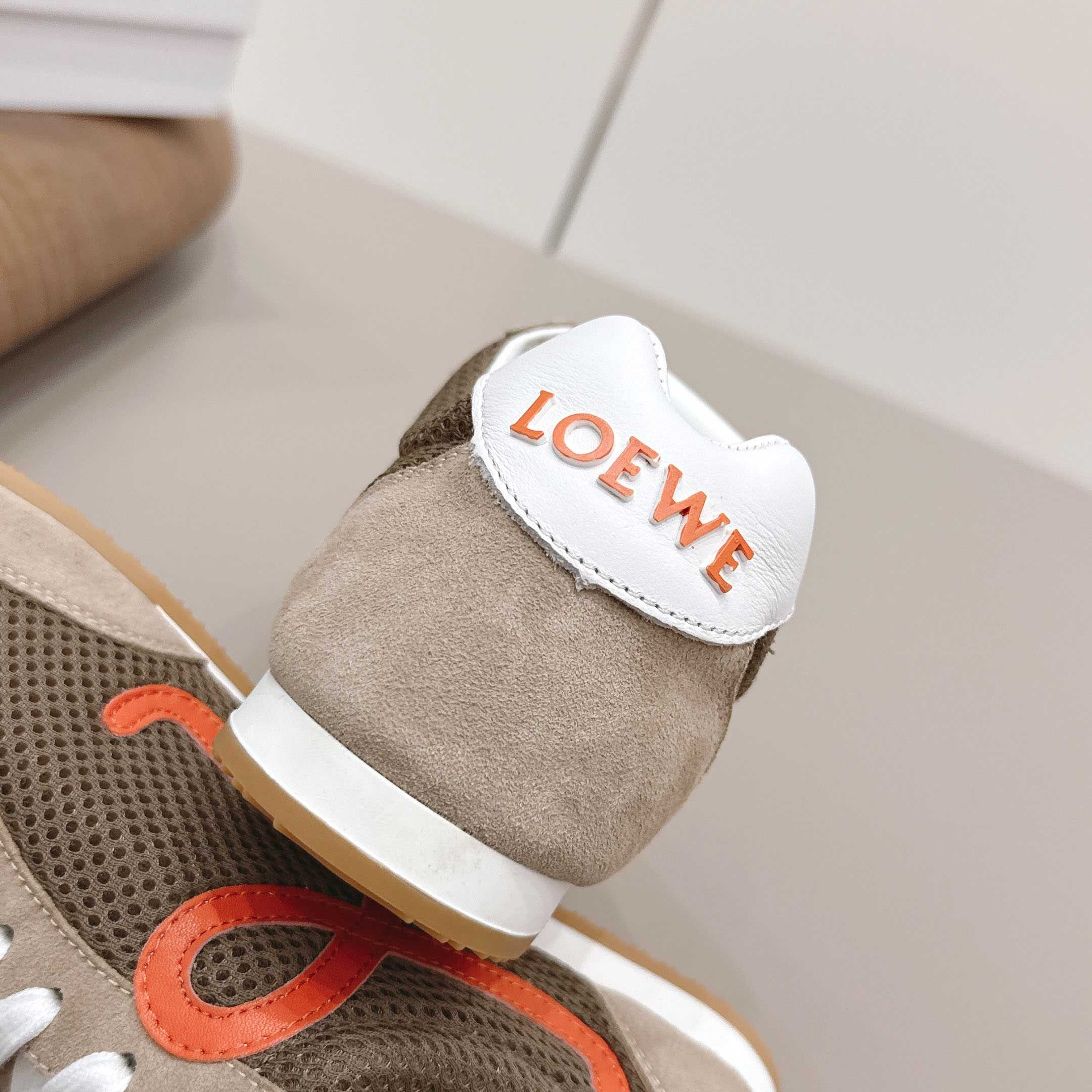 Loewe Ballet Runner 2.0 In Suede And Mesh - FashionPlug
