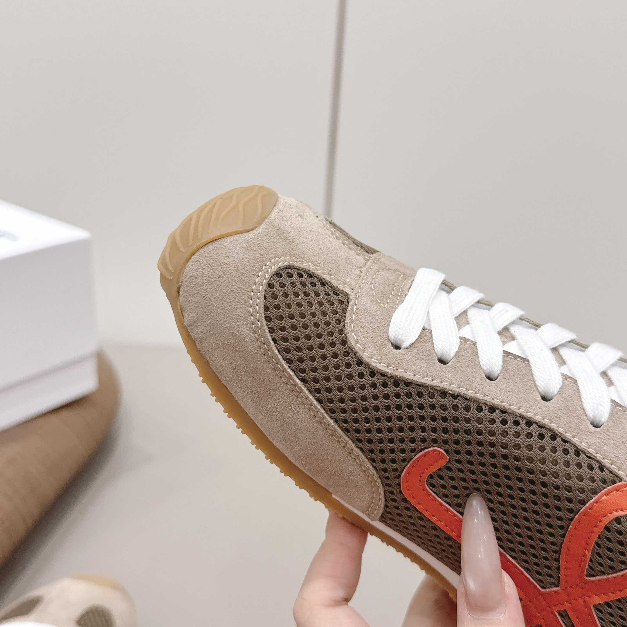 Loewe Ballet Runner 2.0 In Suede And Mesh - FashionPlug