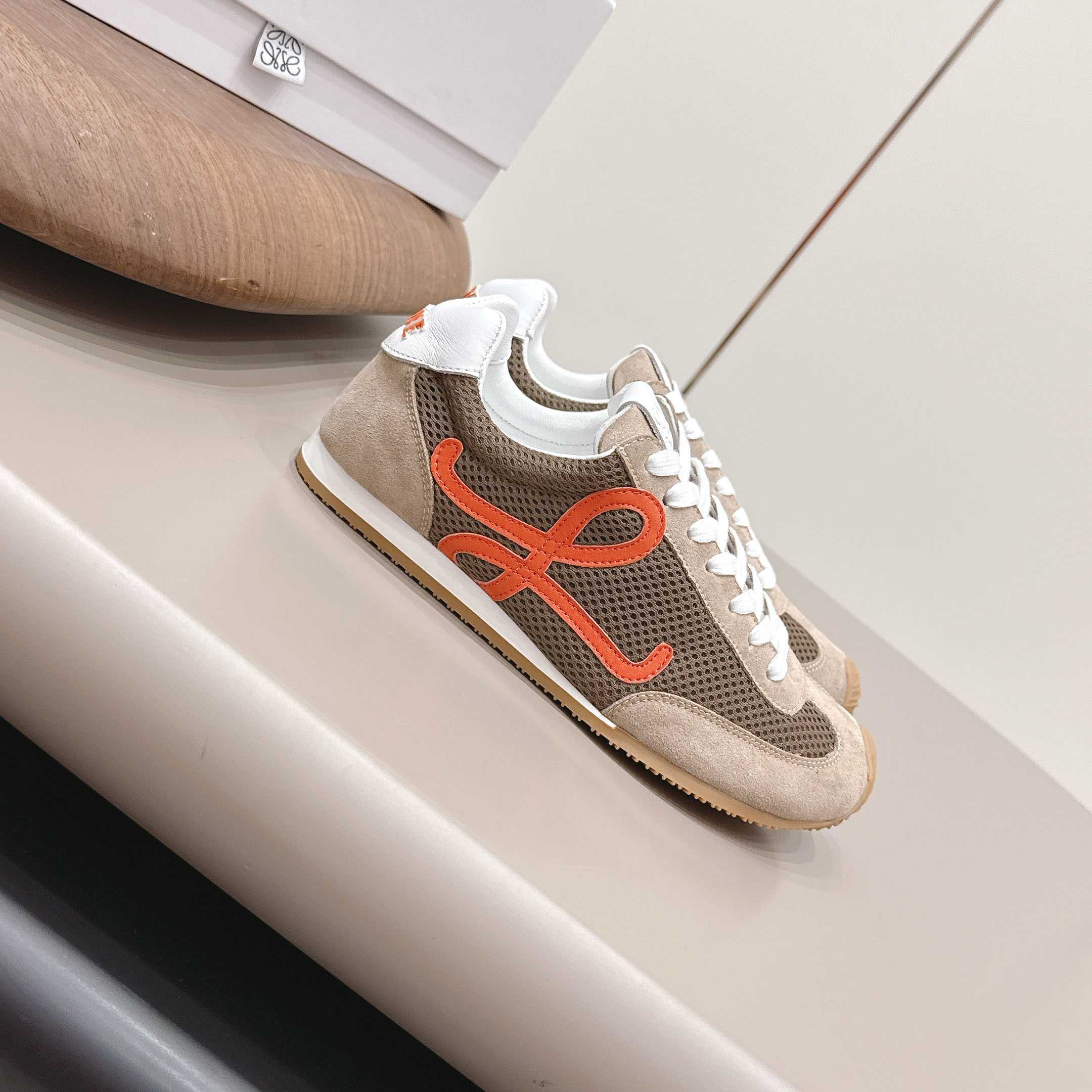 Loewe Ballet Runner 2.0 In Suede And Mesh - FashionPlug