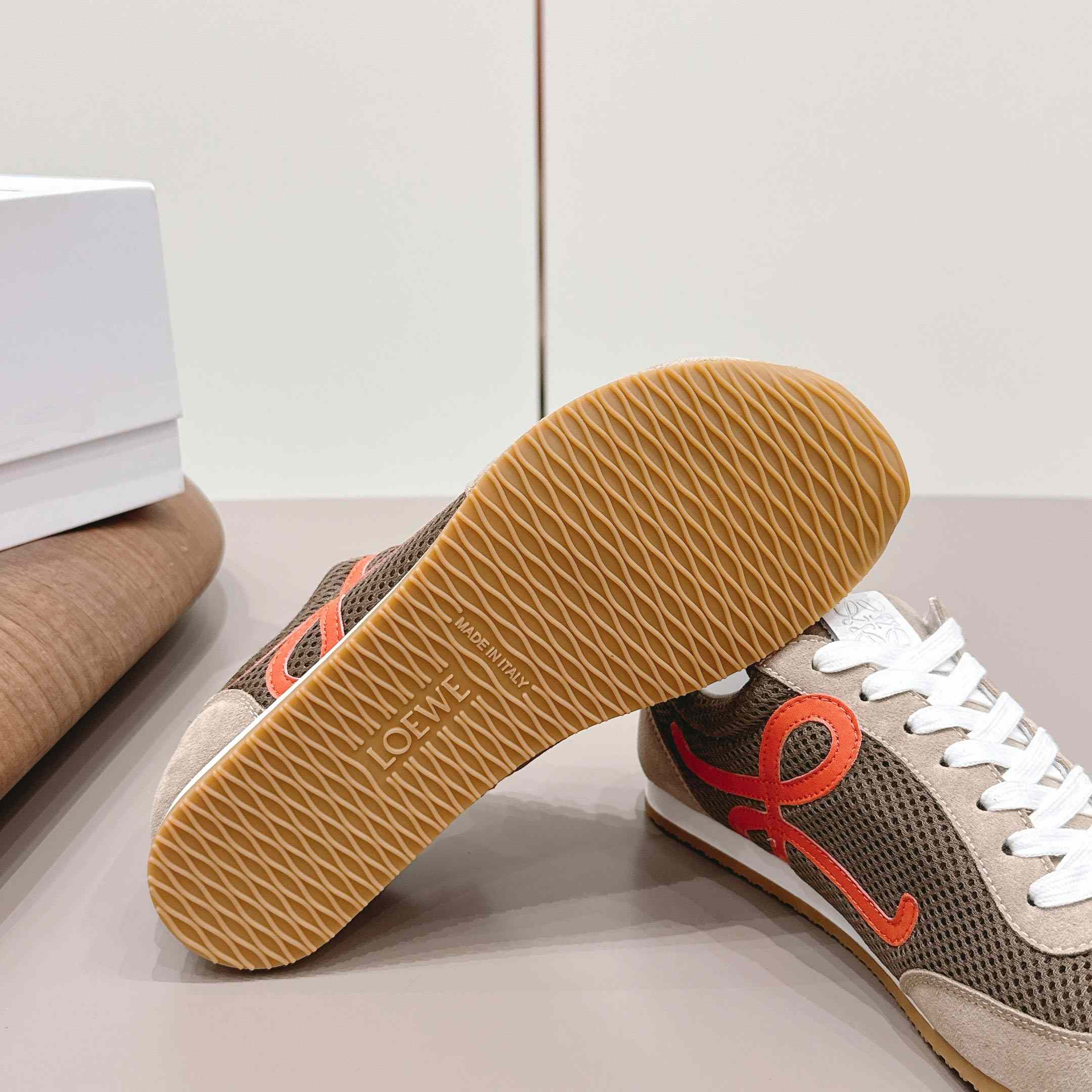 Loewe Ballet Runner 2.0 In Suede And Mesh - FashionPlug