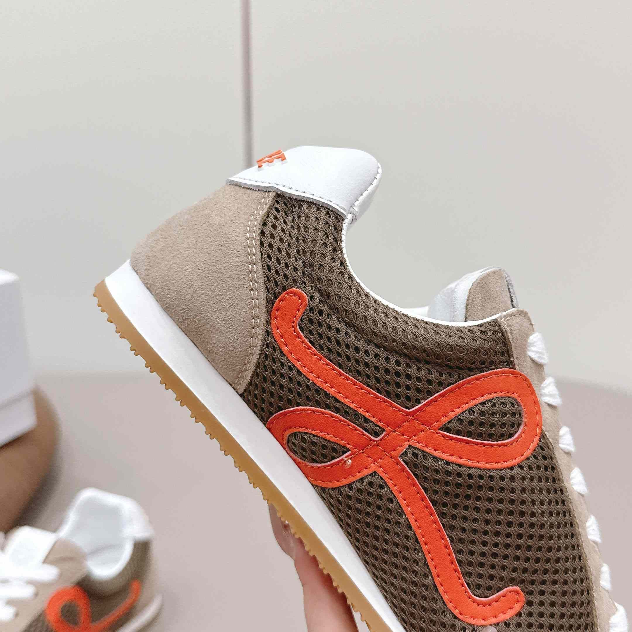 Loewe Ballet Runner 2.0 In Suede And Mesh - FashionPlug