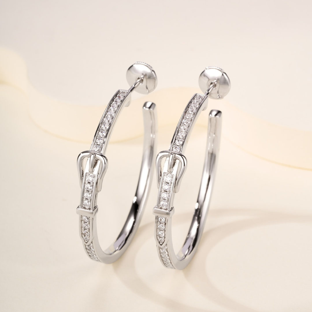 Hermes Etriviere Dangle Earrings, Large Model - FashionPlug