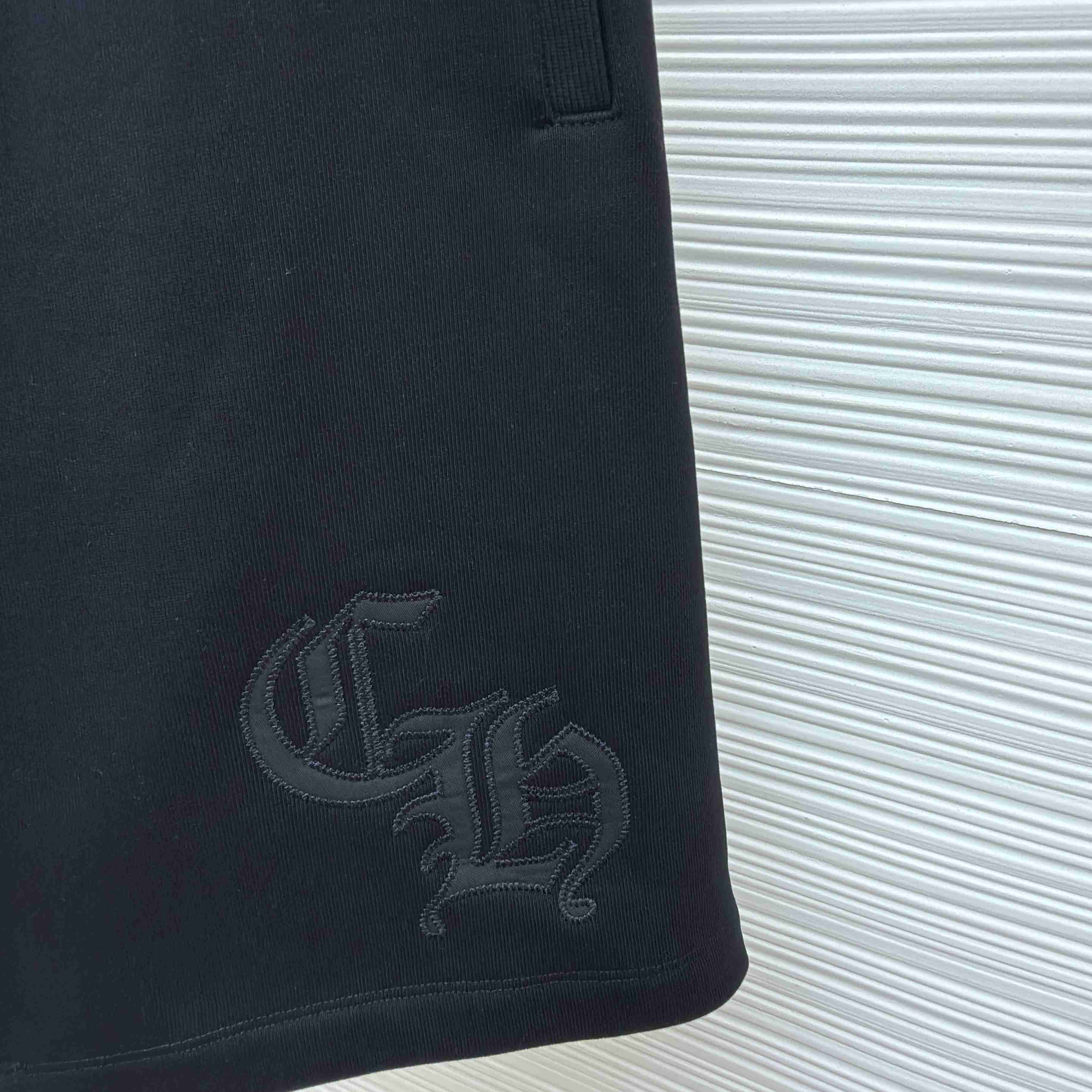 Chrome Hearts 711 Nylon CH Sweatshorts 'Black' - FashionPlug