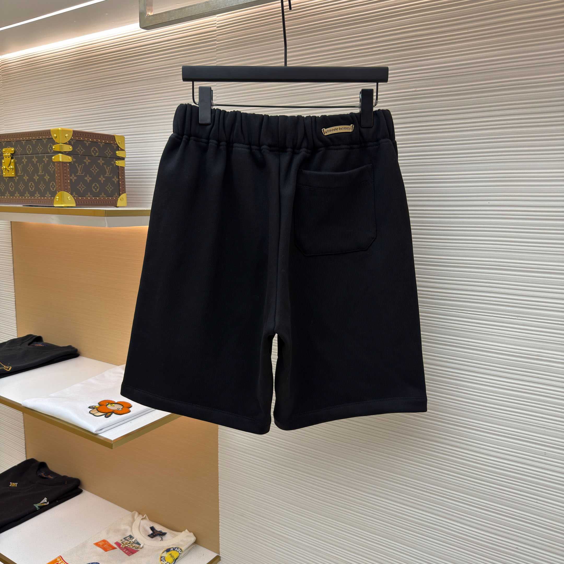 Chrome Hearts 711 Nylon CH Sweatshorts 'Black' - FashionPlug