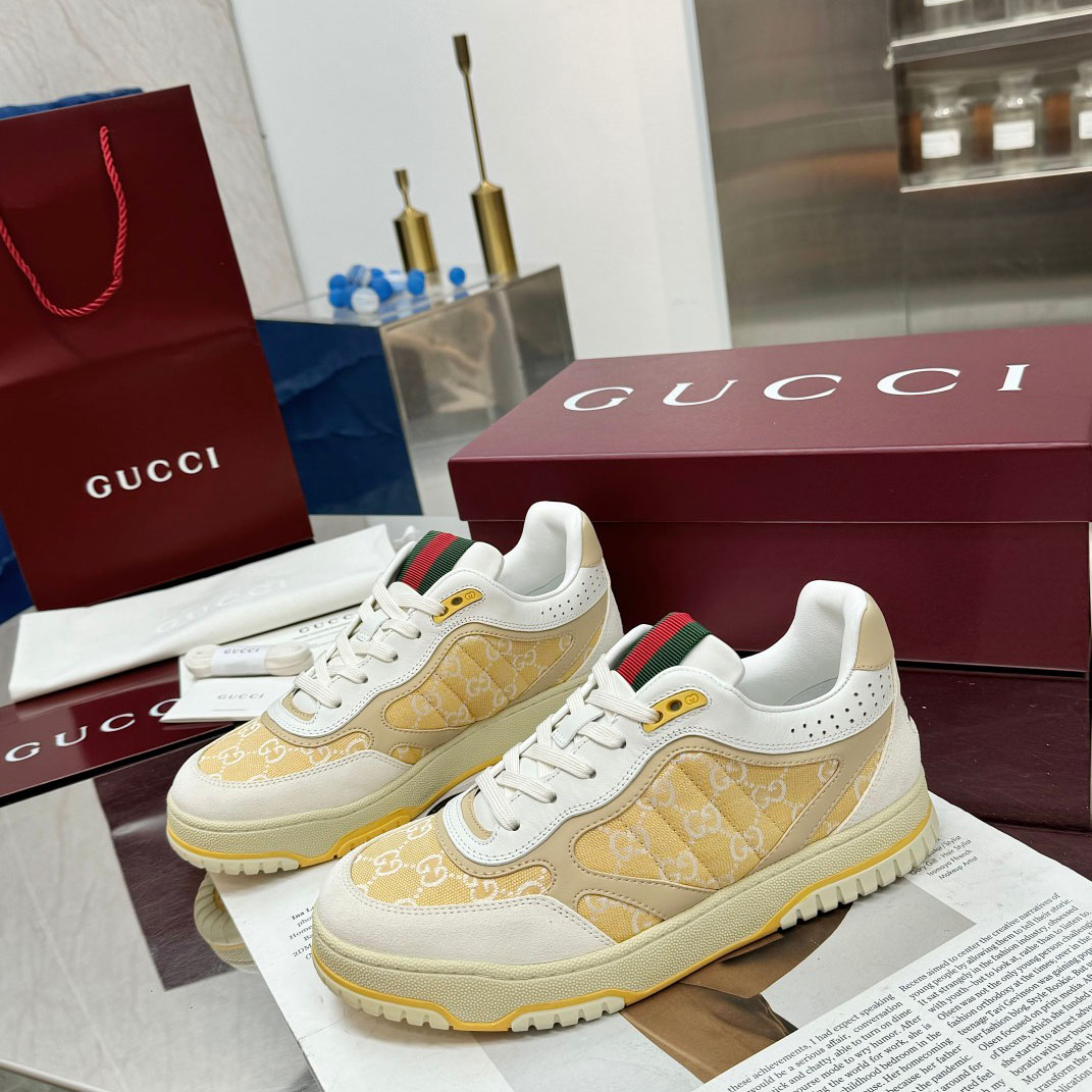 Gucci Re-Web Sneakers - FashionPlug