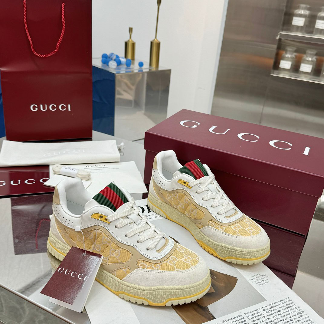 Gucci Re-Web Sneakers - FashionPlug