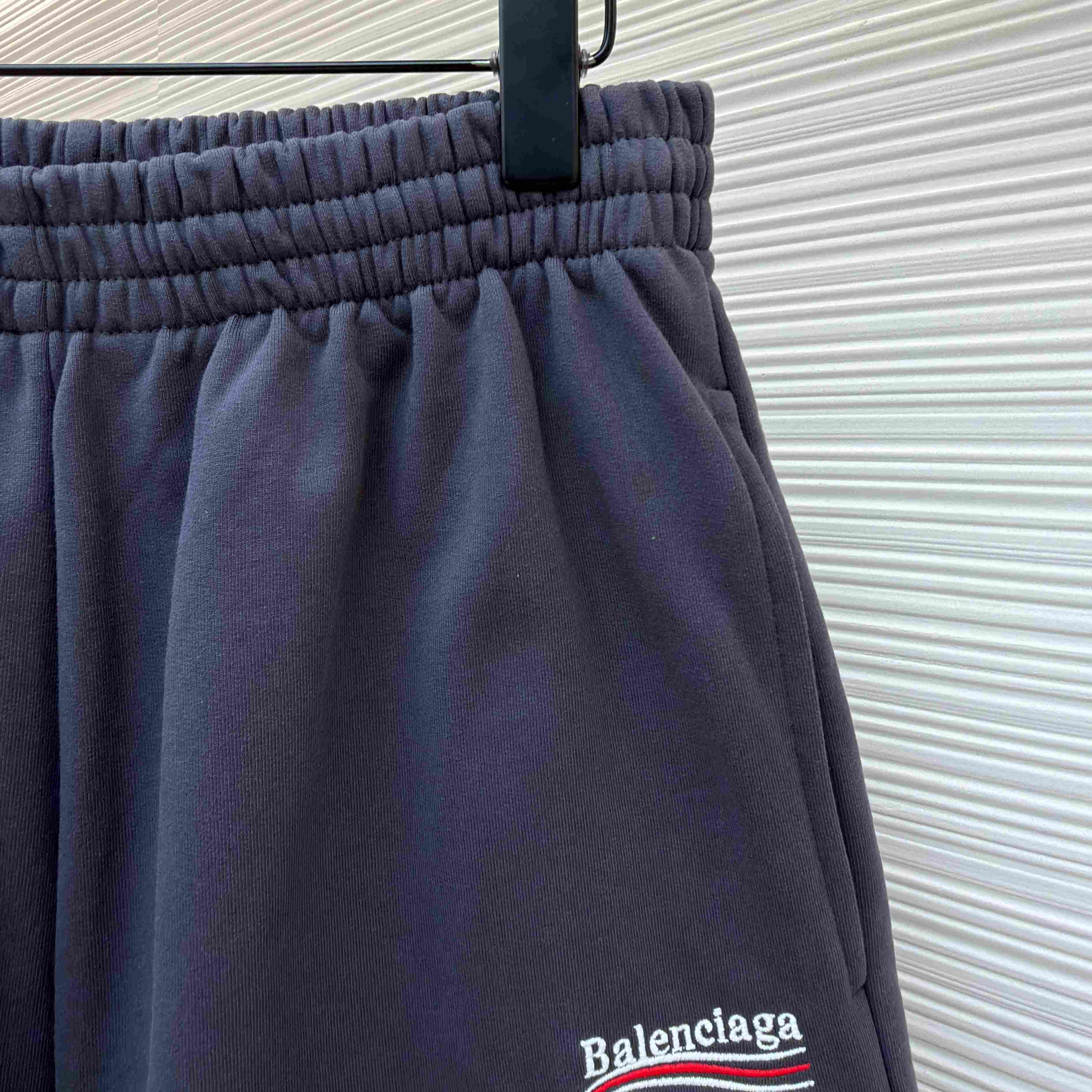 Balenciaga Sweatshorts 'Dark Grey/White' - FashionPlug