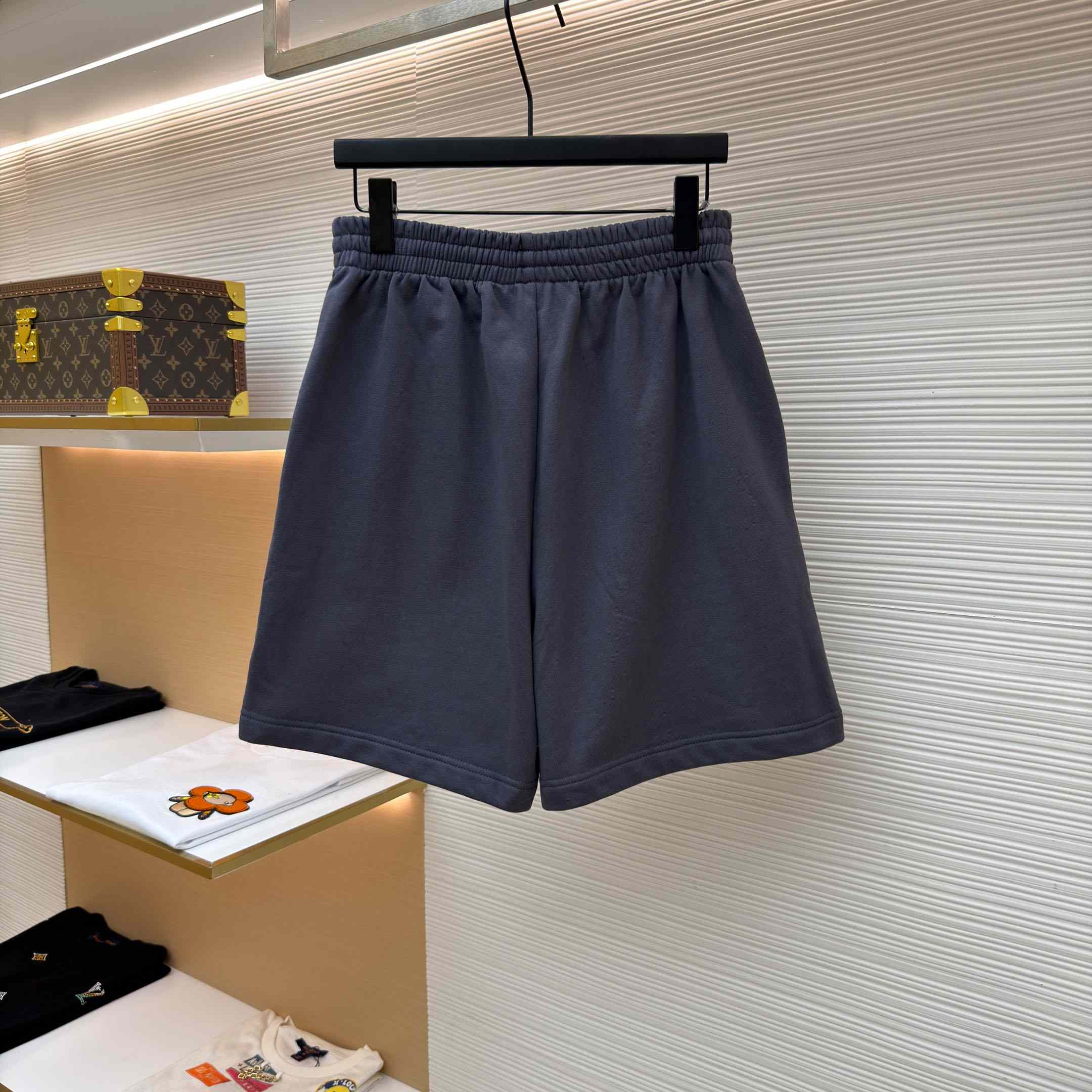 Balenciaga Sweatshorts 'Dark Grey/White' - FashionPlug