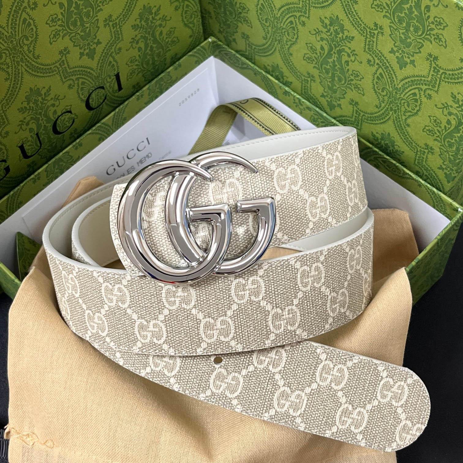 Gucci Reversible GG Marmont Belt - FashionPlug