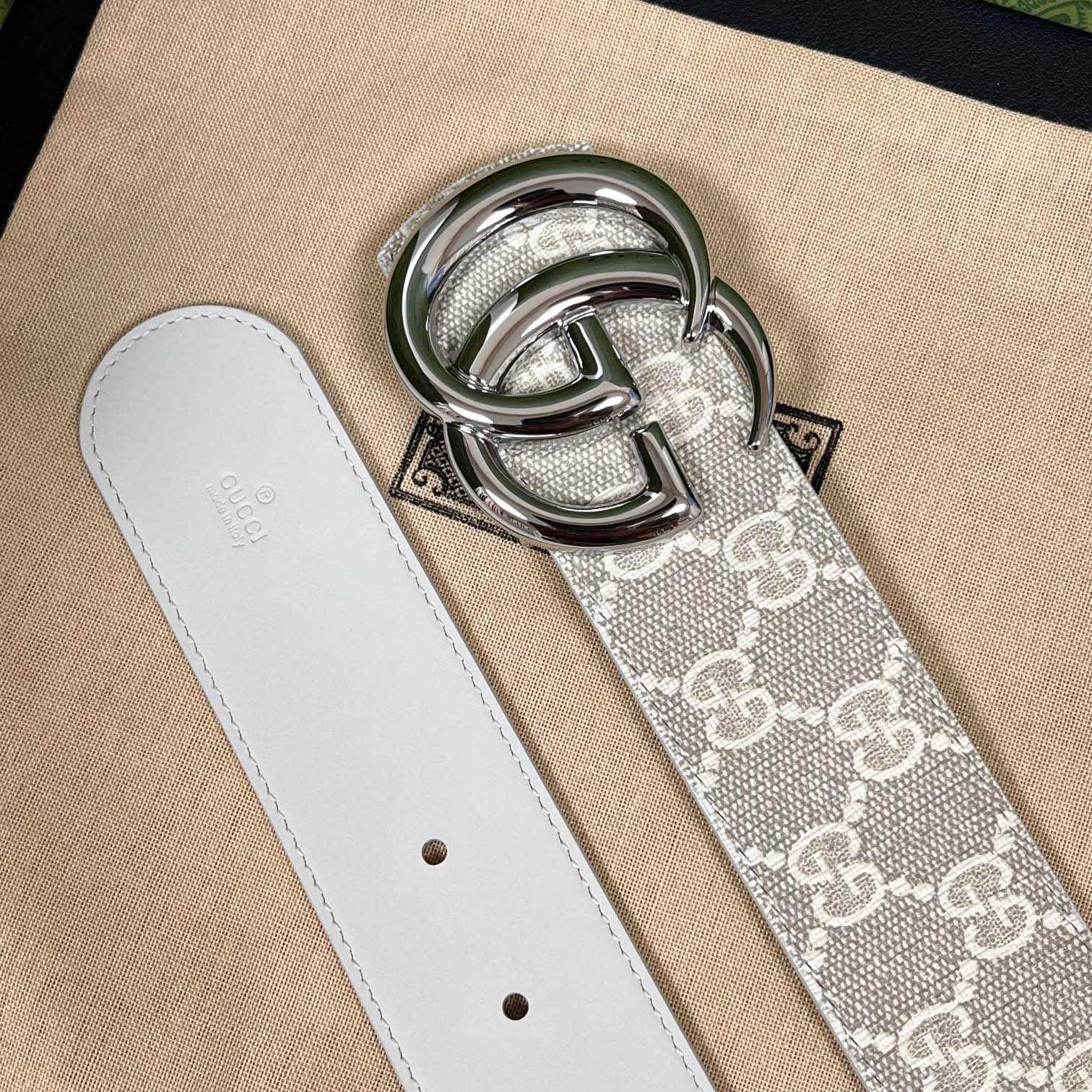 Gucci Reversible GG Marmont Belt - FashionPlug