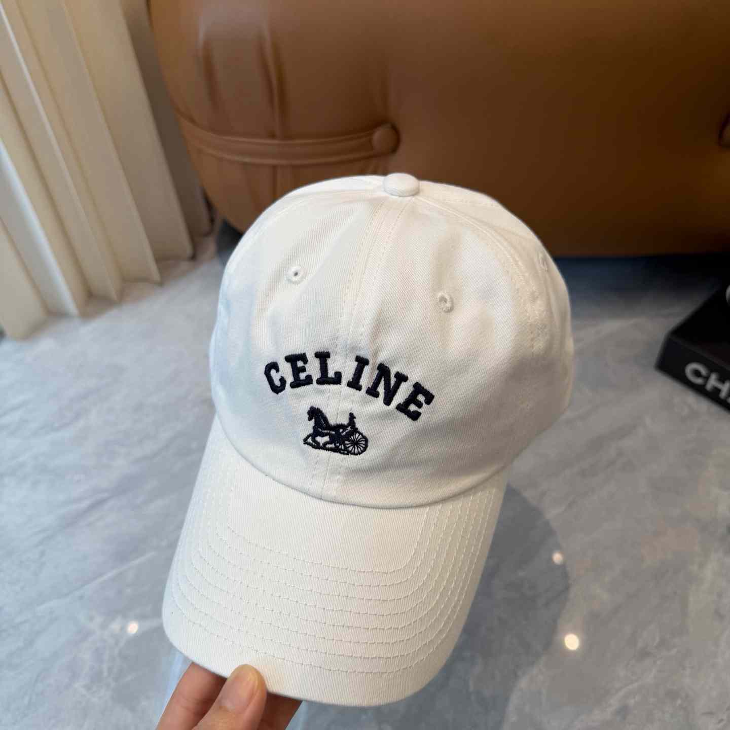 Celine Richelieu Cap IN Cotton Twill - FashionPlug
