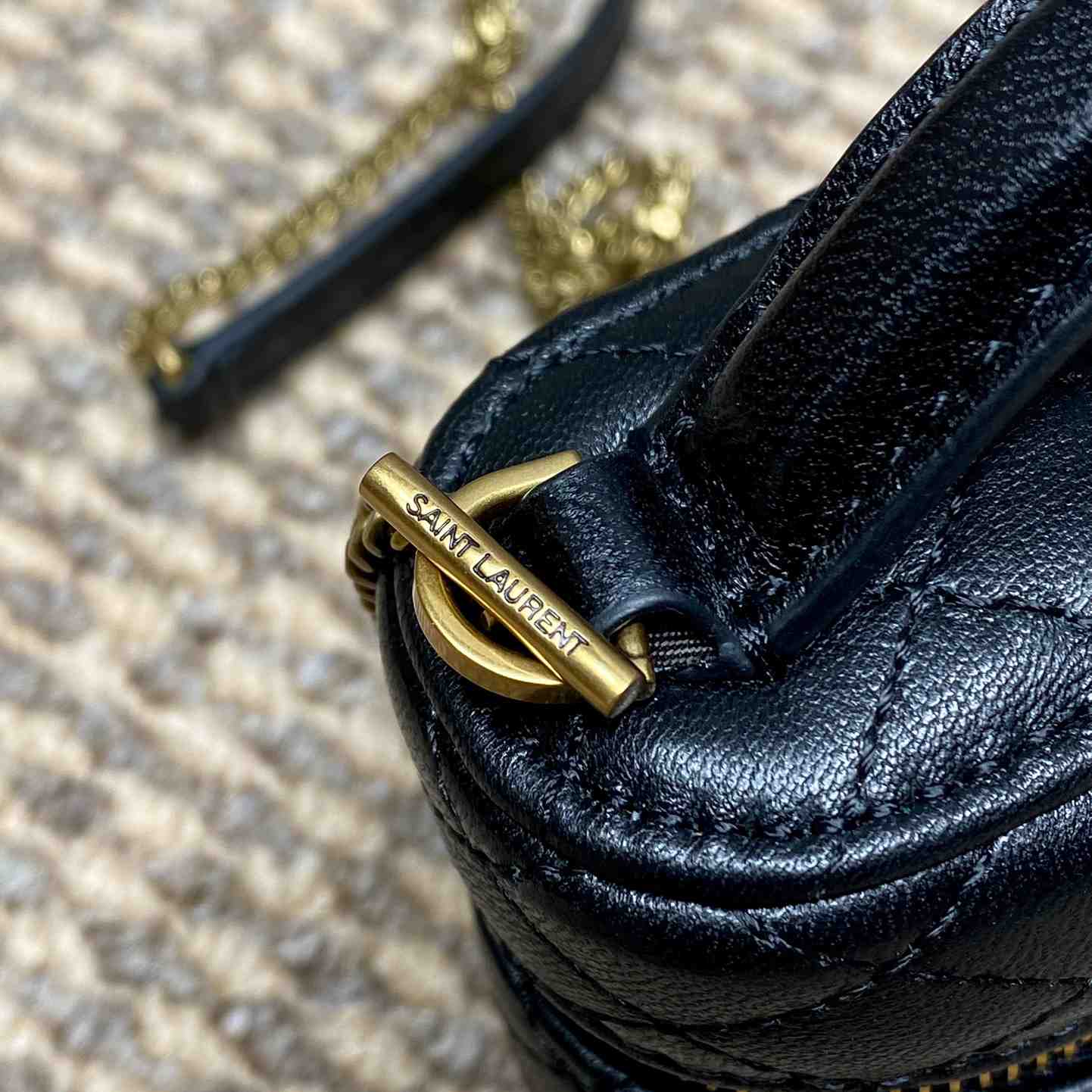 Saint Laurent GABY Micro Vanity Bag In Lambskin - FashionPlug