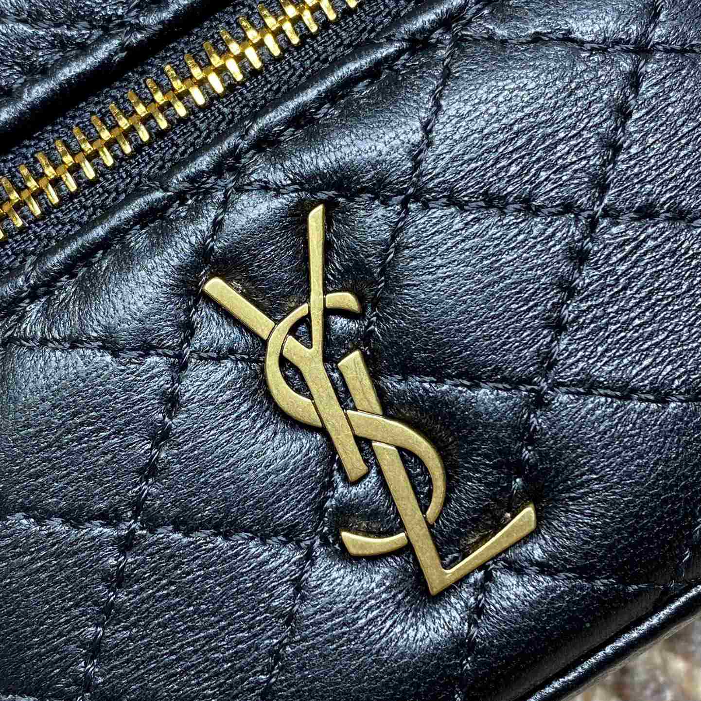 Saint Laurent GABY Micro Vanity Bag In Lambskin - FashionPlug
