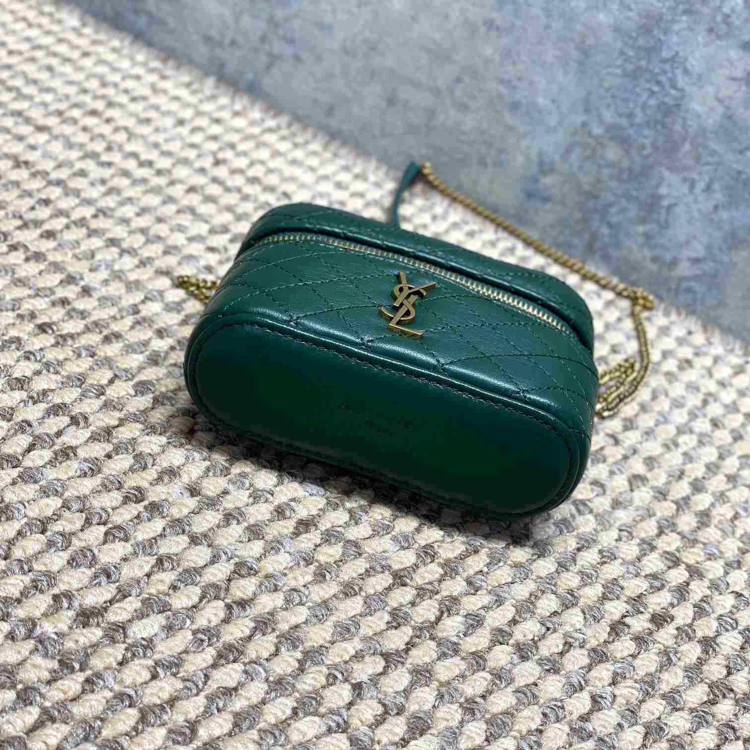 Saint Laurent GABY Micro Vanity Bag In Lambskin - FashionPlug