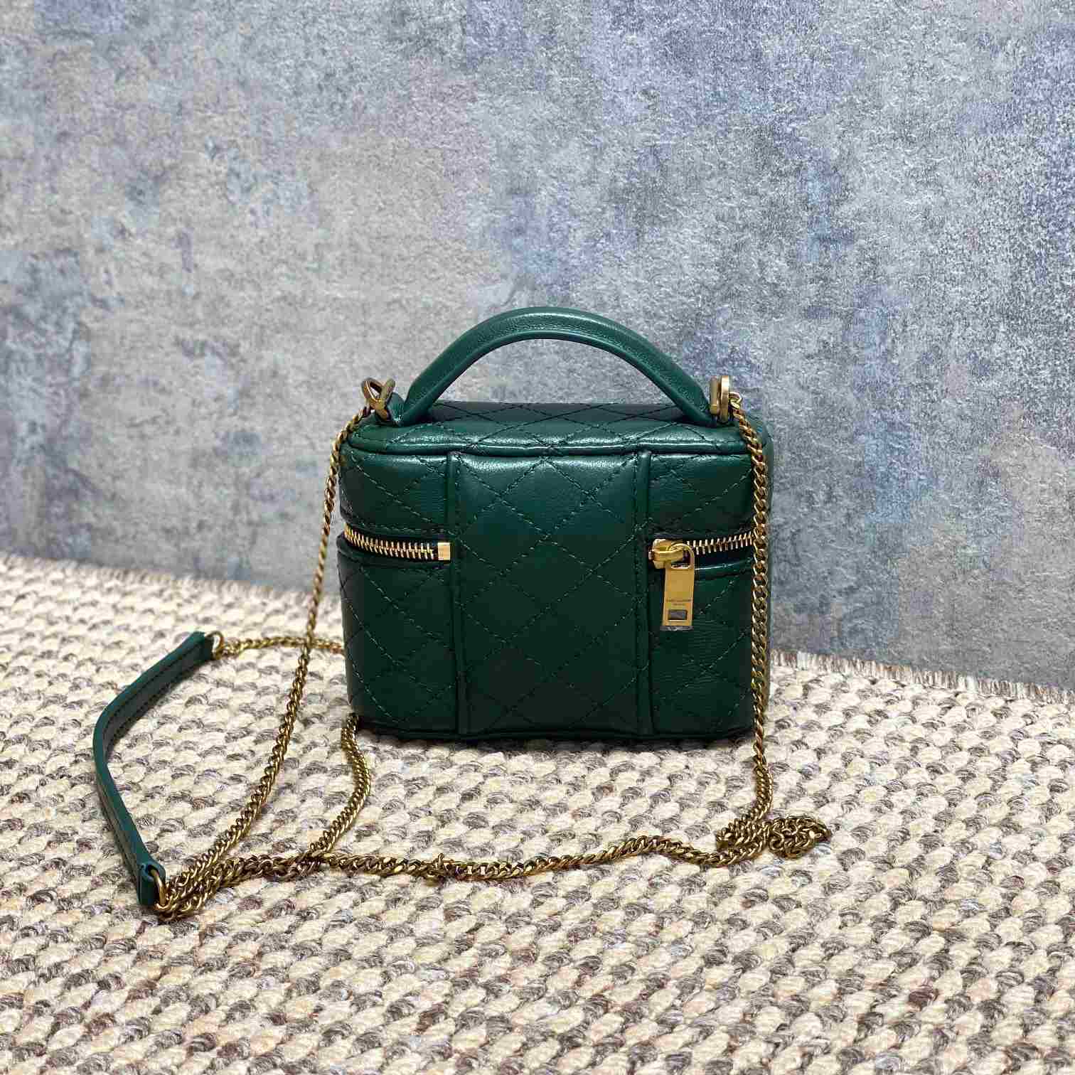 Saint Laurent GABY Micro Vanity Bag In Lambskin - FashionPlug