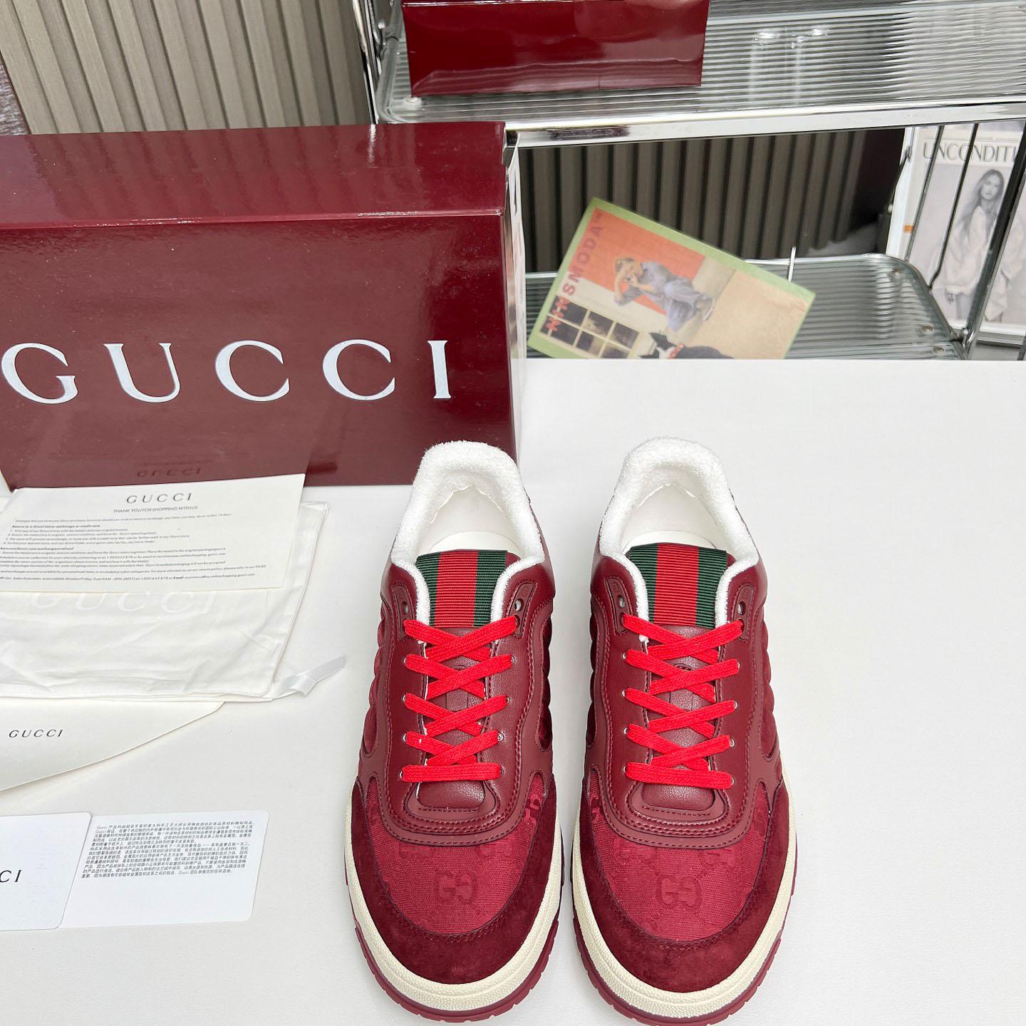 Gucci Re-Web Sneakers - FashionPlug