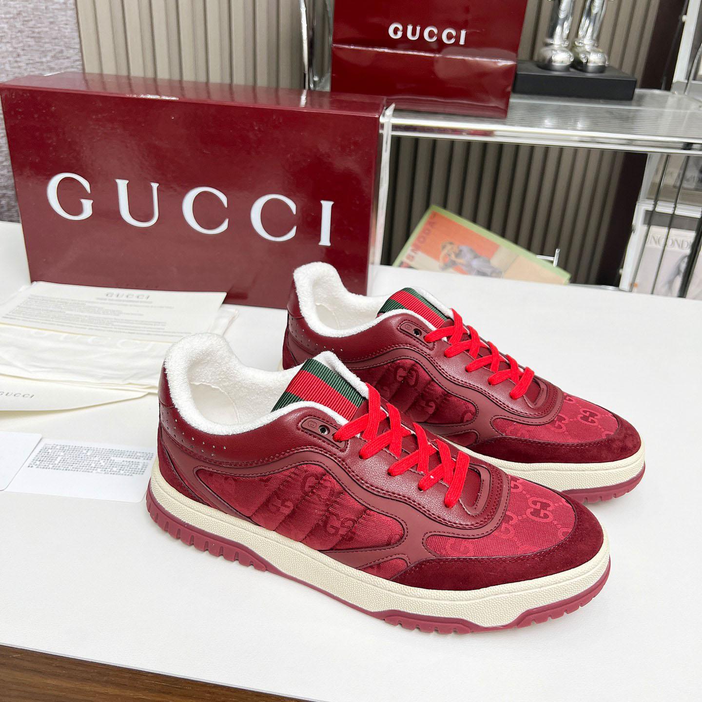 Gucci Re-Web Sneakers - FashionPlug