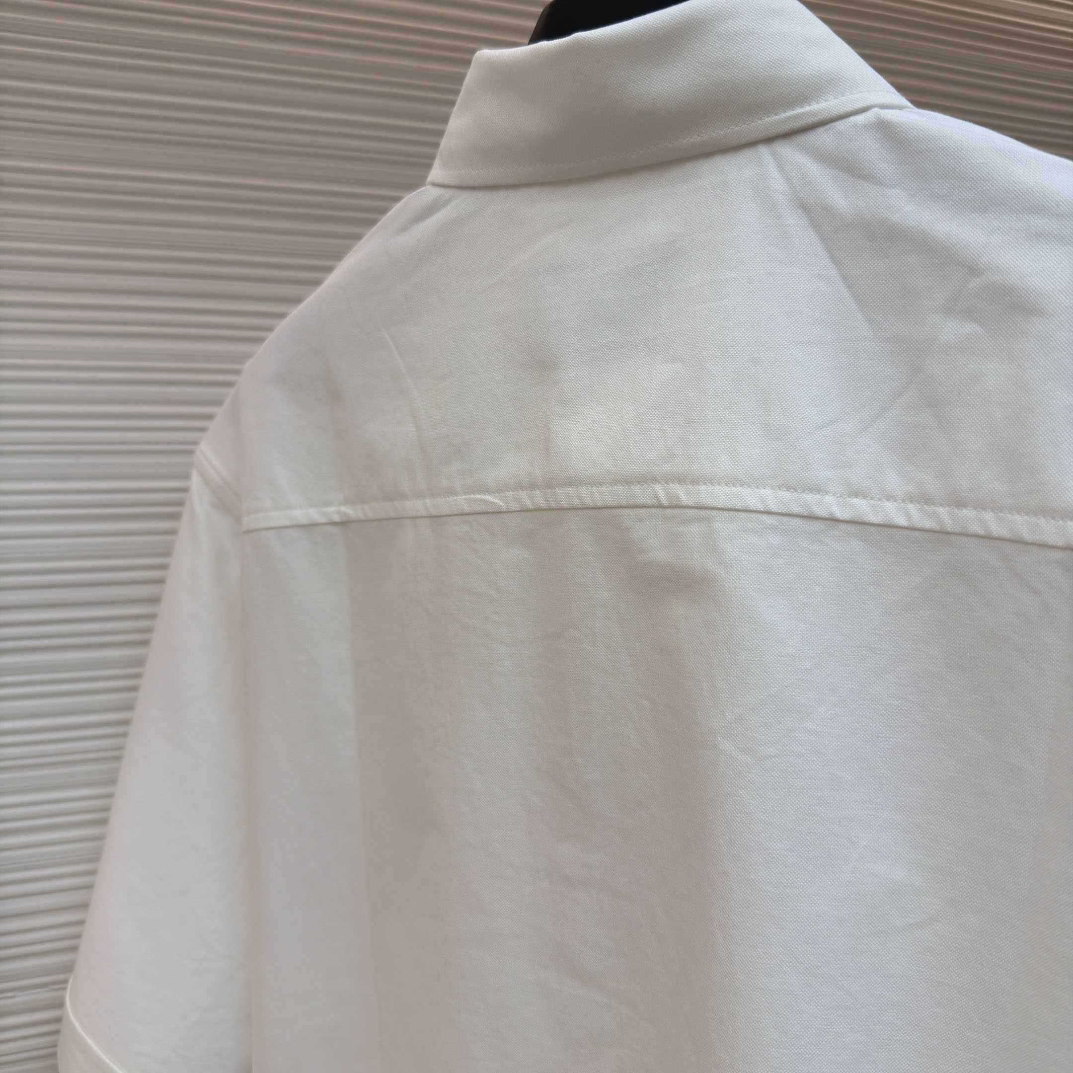 AMI Paris Ami Button-Down Short-Sleeve Shirt - FashionPlug