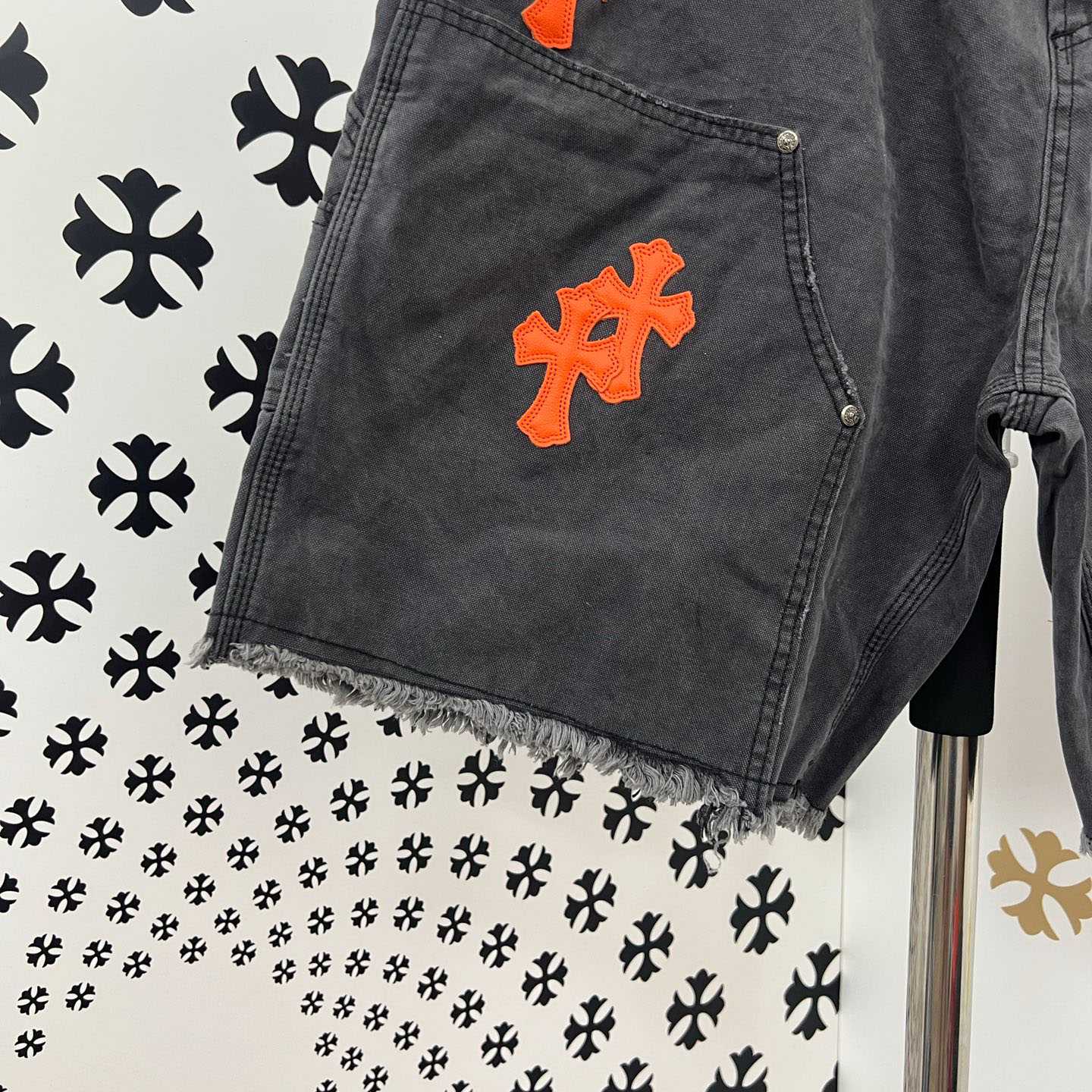 Chrome Hearts Denim Shorts - FashionPlug