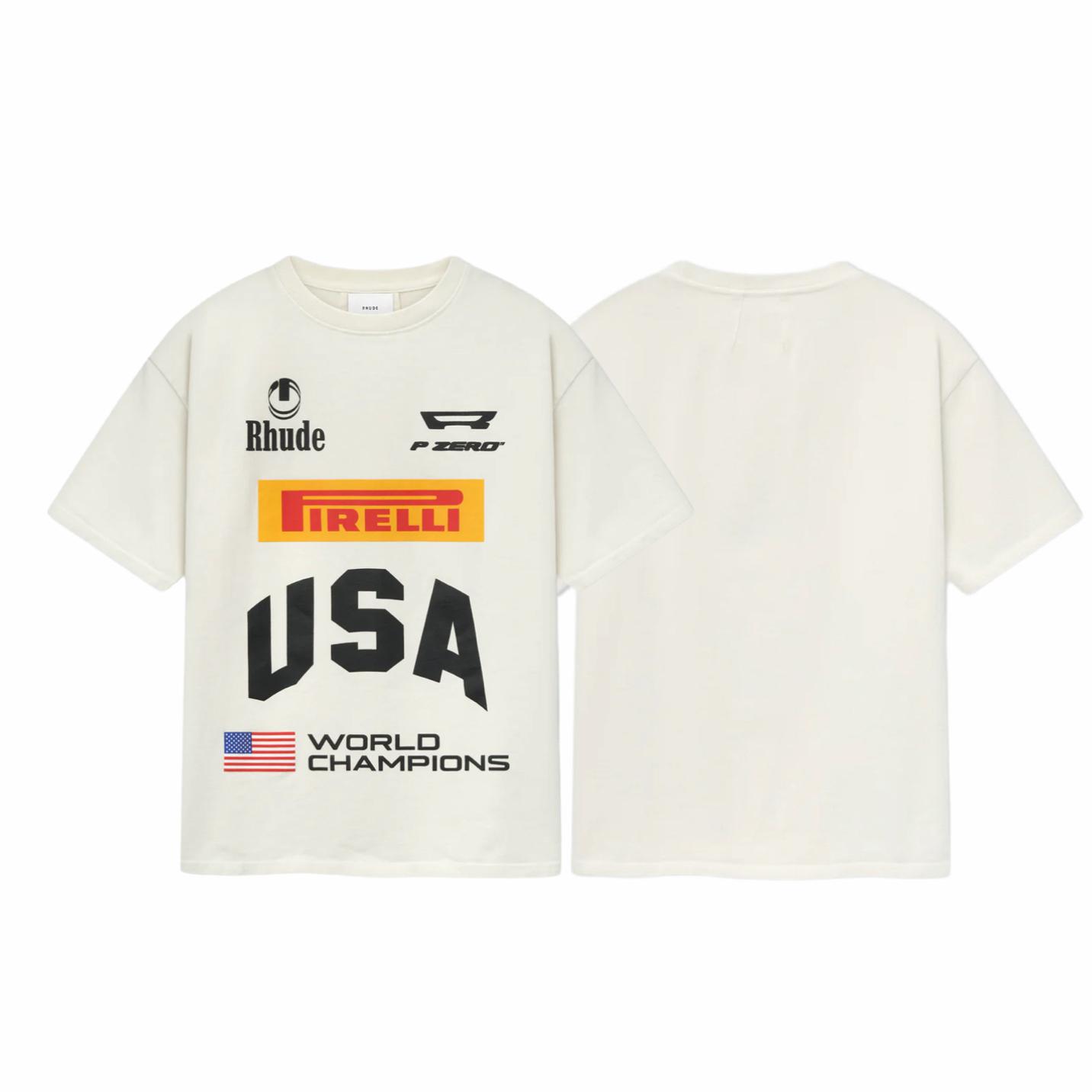 Rhude US Champs Tee - FashionPlug