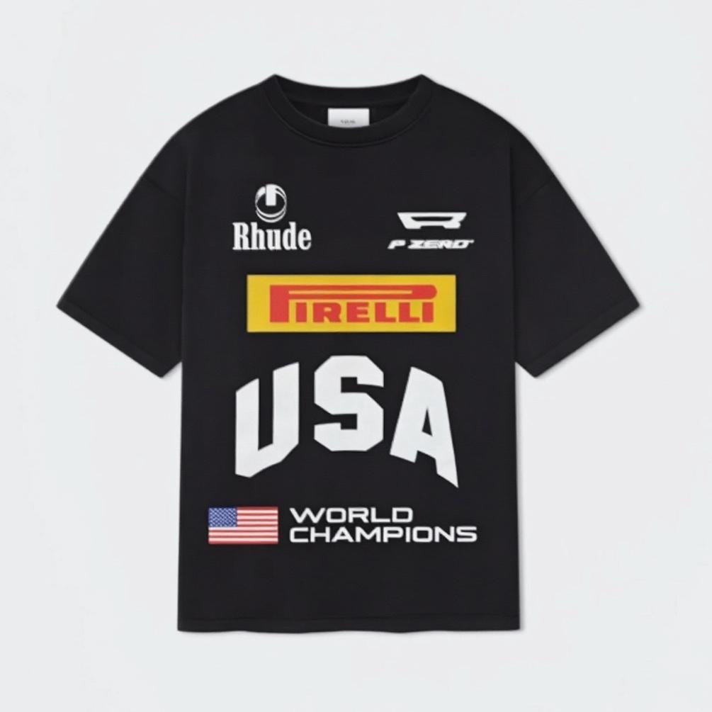 Rhude US Champs Tee - FashionPlug