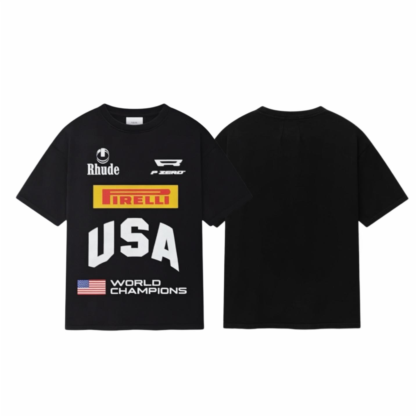 Rhude US Champs Tee - FashionPlug