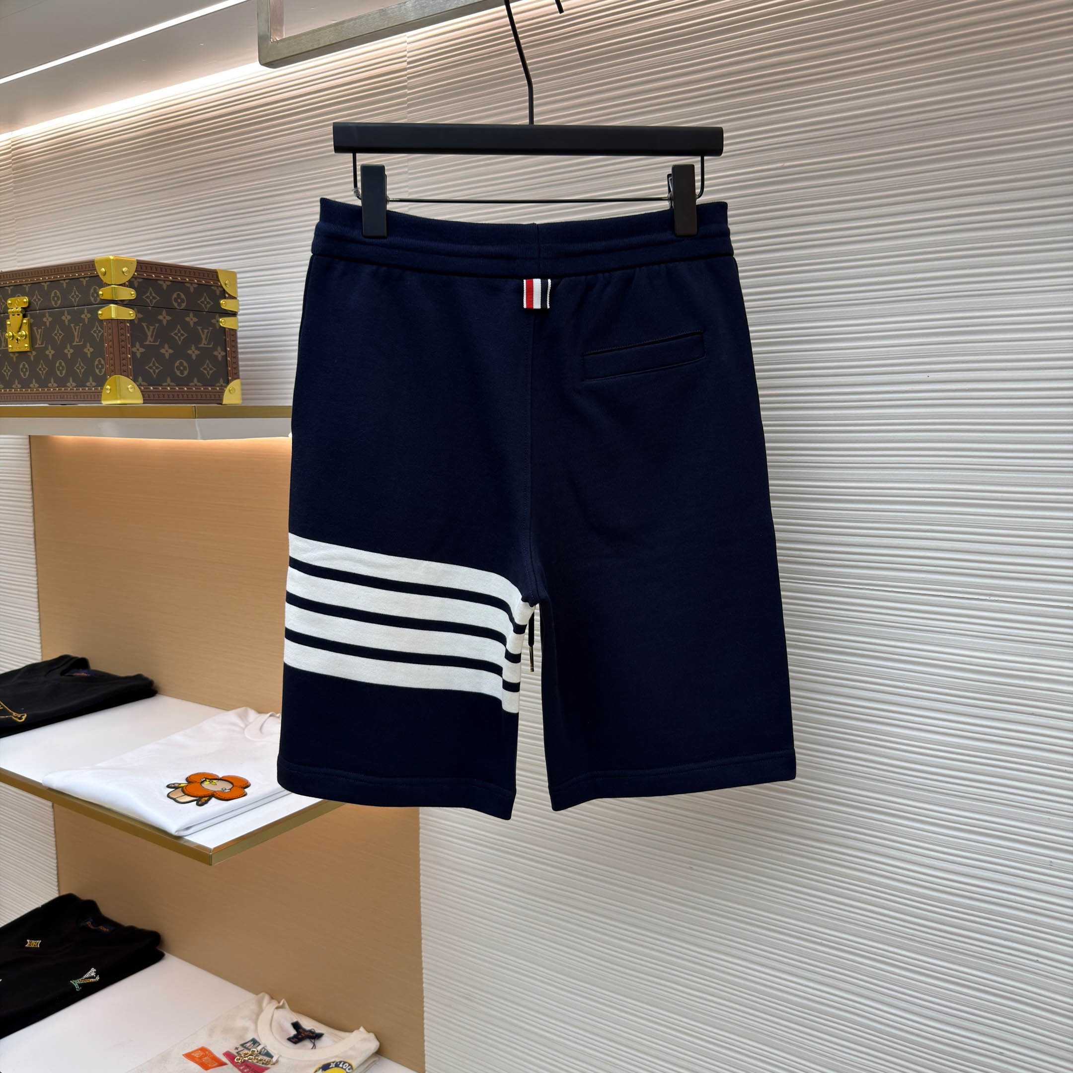 Thom Browne Classic Loopback 4-Bar Sweat Shorts - FashionPlug