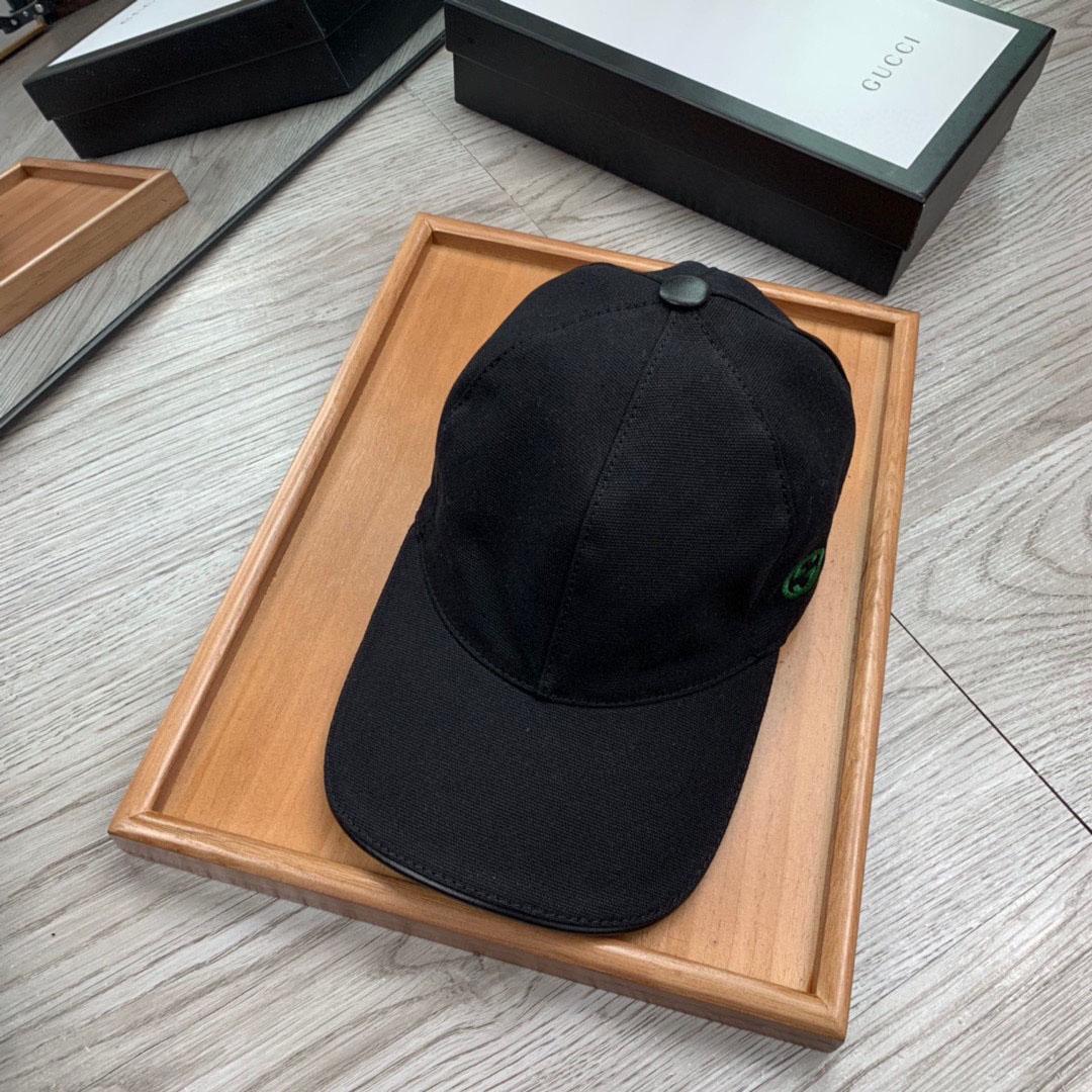 Gucci GG Baseball Hat In Black - FashionPlug