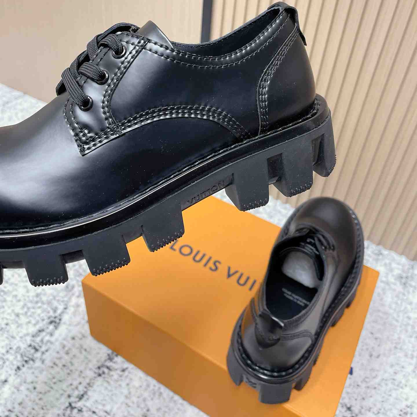 Louis Vuitton LV Checker Derby 1ACWSU - FashionPlug