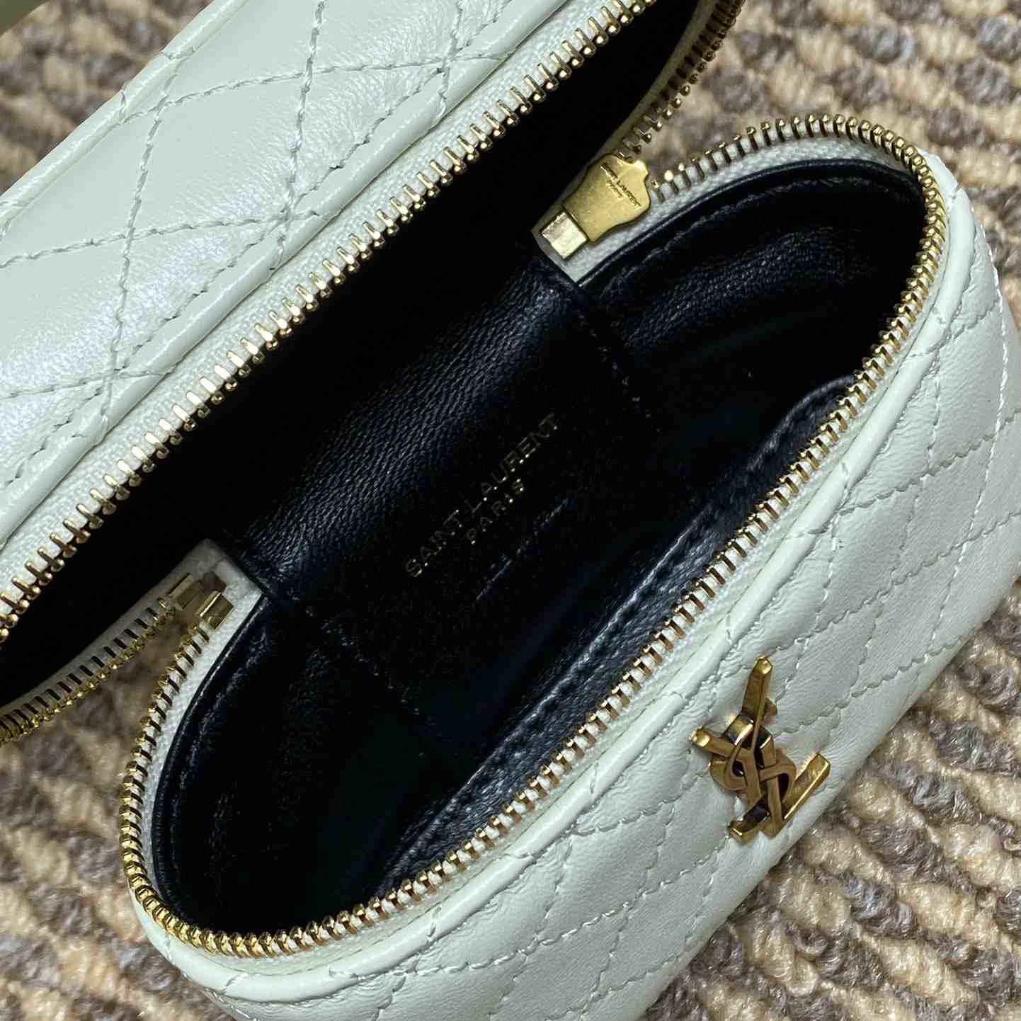 Saint Laurent GABY Micro Vanity Bag In Lambskin - FashionPlug