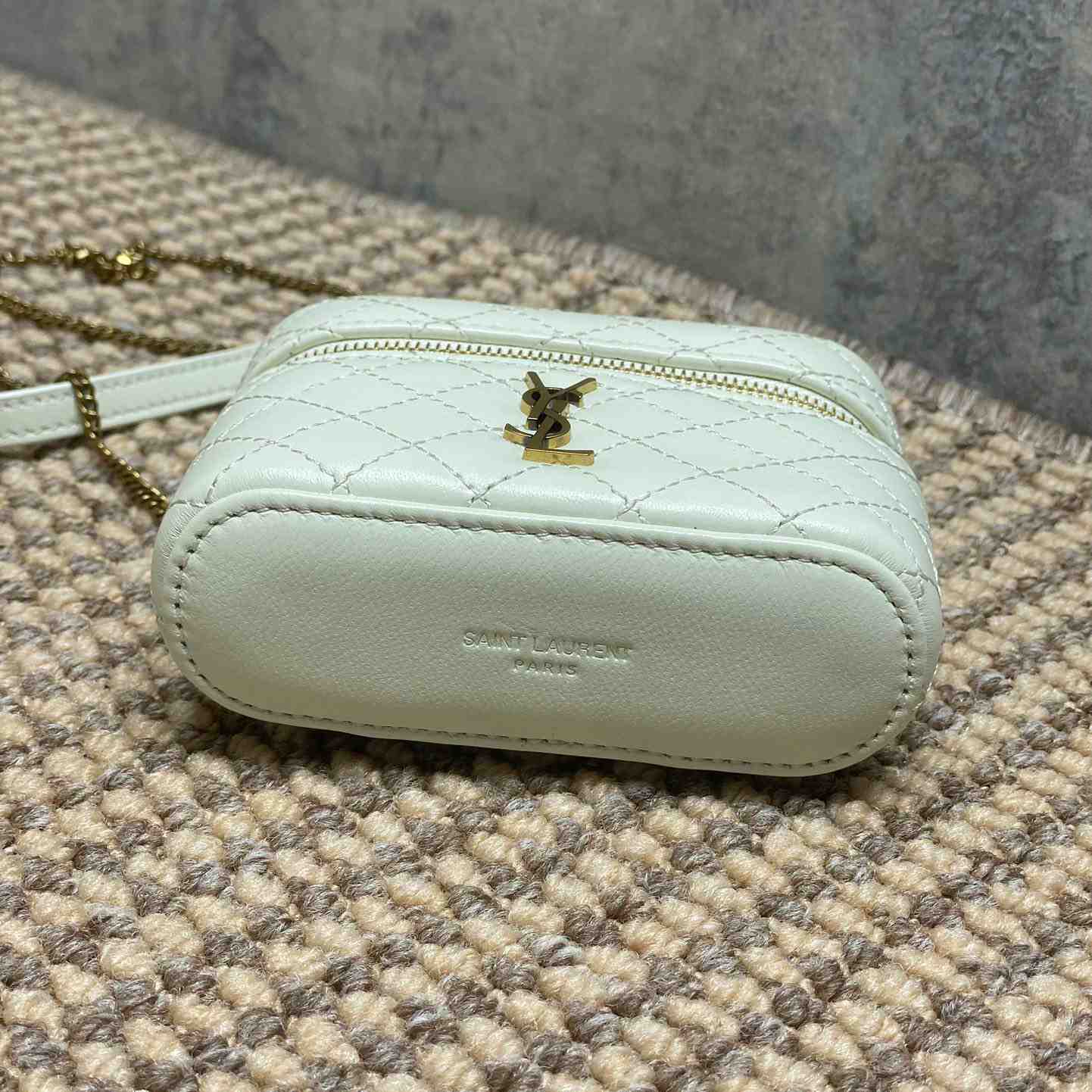 Saint Laurent GABY Micro Vanity Bag In Lambskin - FashionPlug