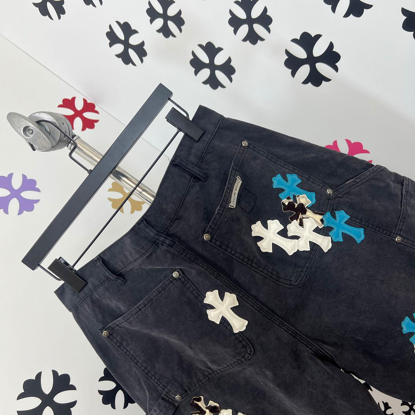 Chrome Hearts Denim Shorts - FashionPlug