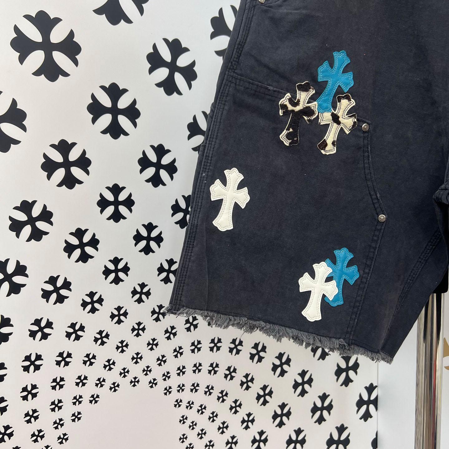 Chrome Hearts Denim Shorts - FashionPlug