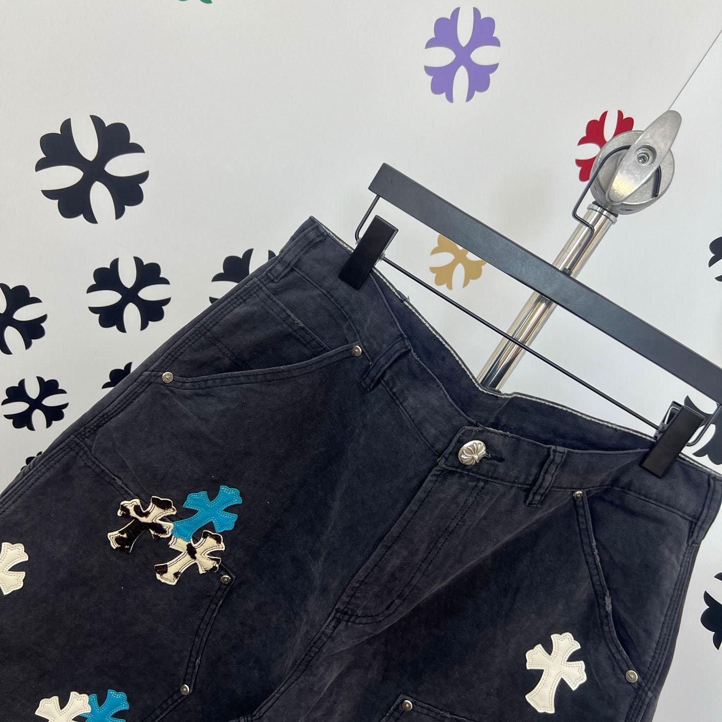 Chrome Hearts Denim Shorts - FashionPlug