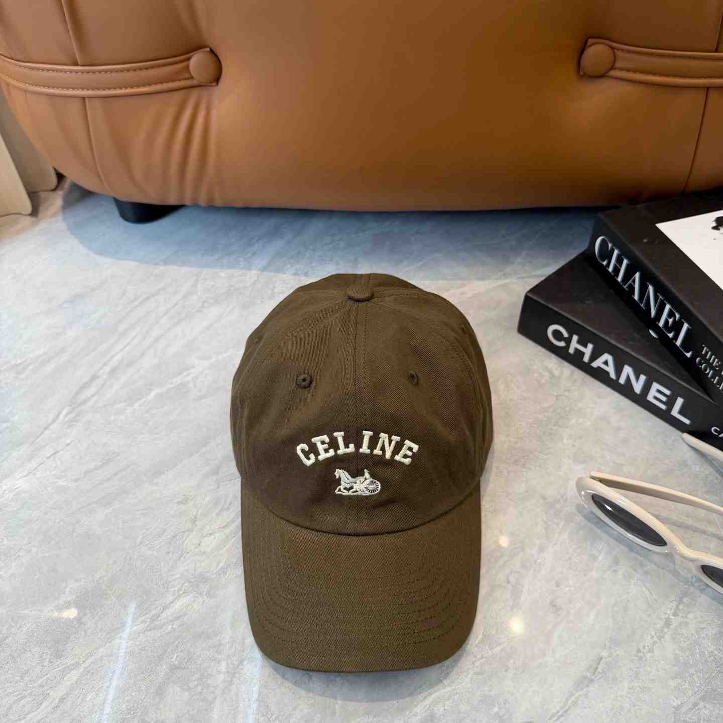 Celine Richelieu Cap IN Cotton Twill - FashionPlug