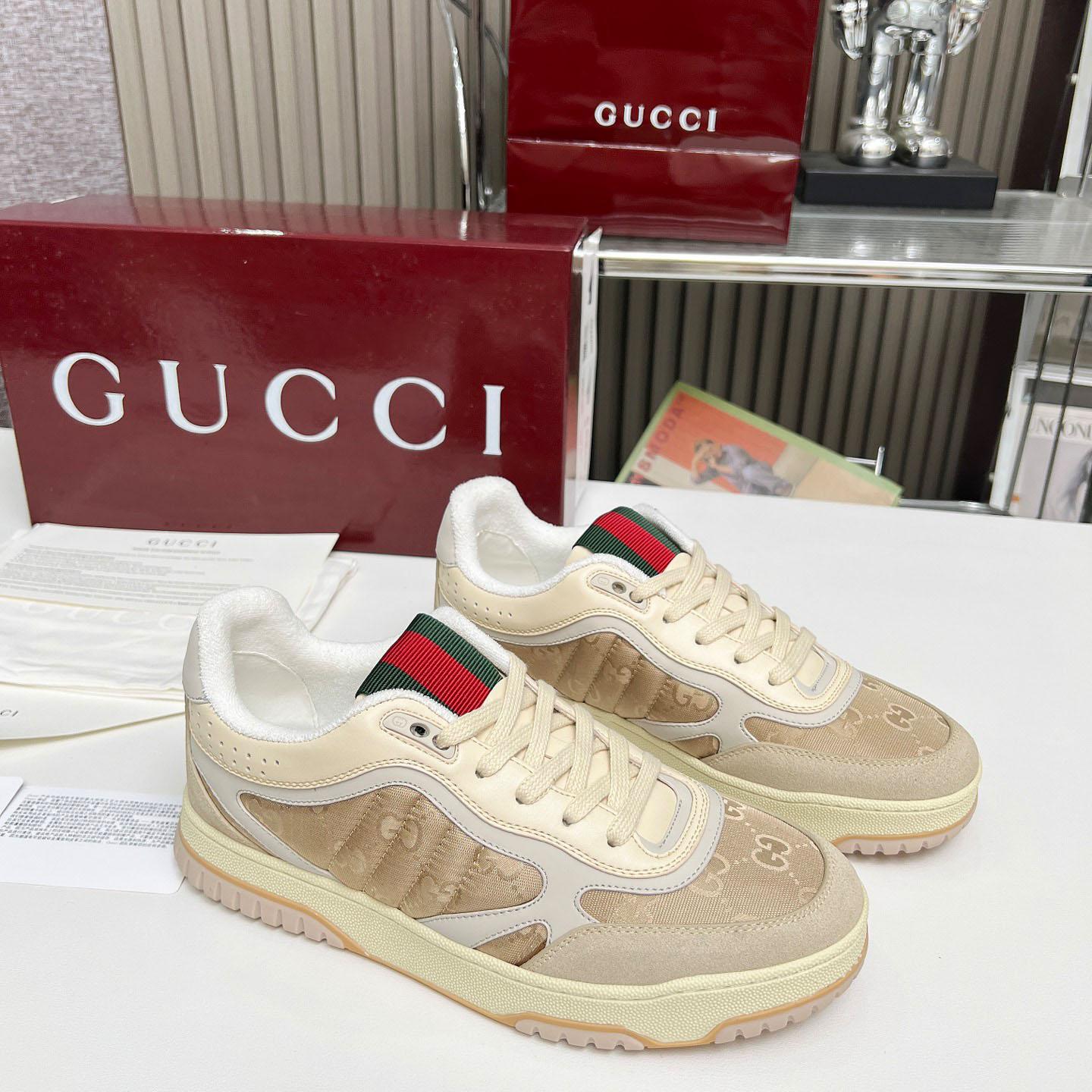 Gucci Re-Web Sneakers - FashionPlug