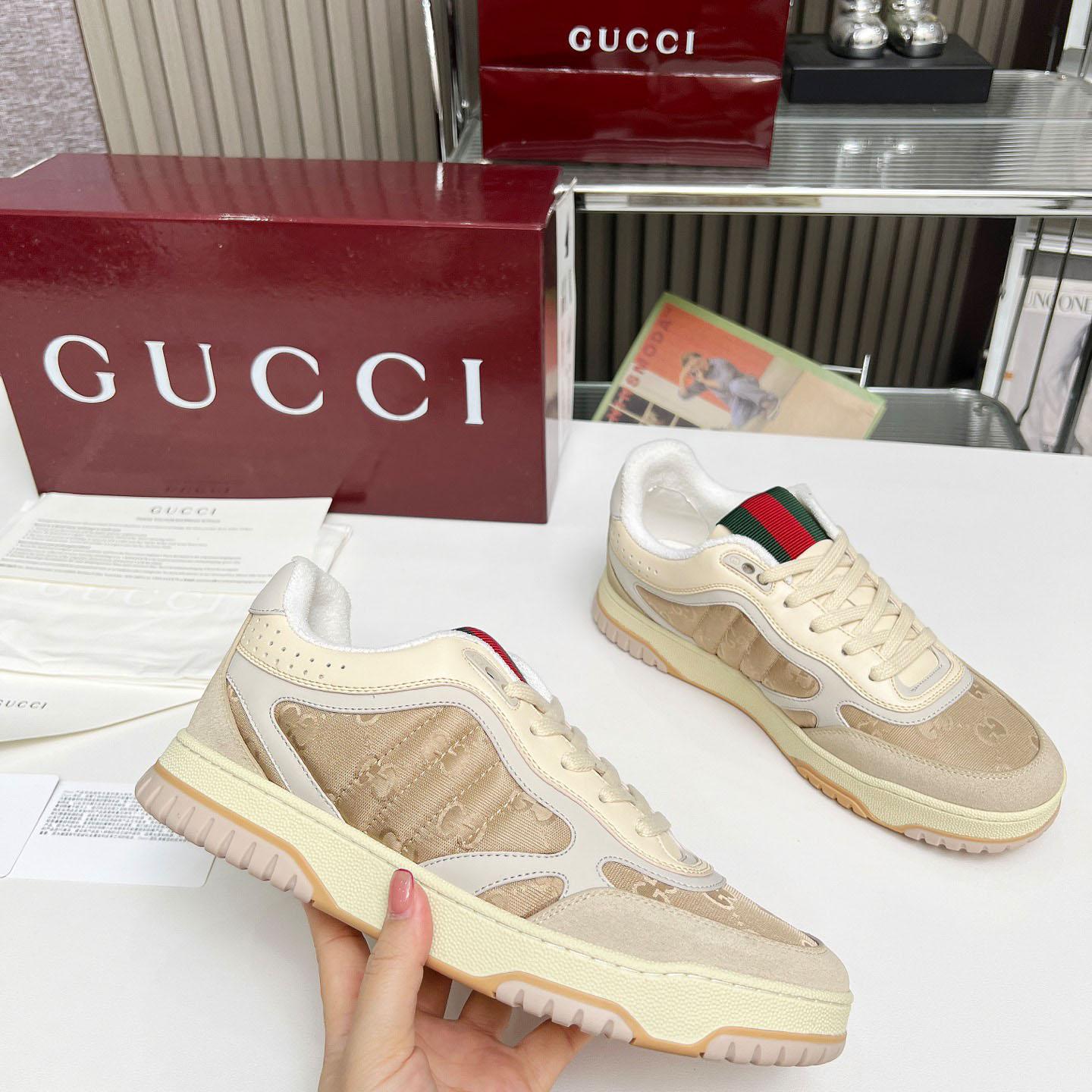 Gucci Re-Web Sneakers - FashionPlug